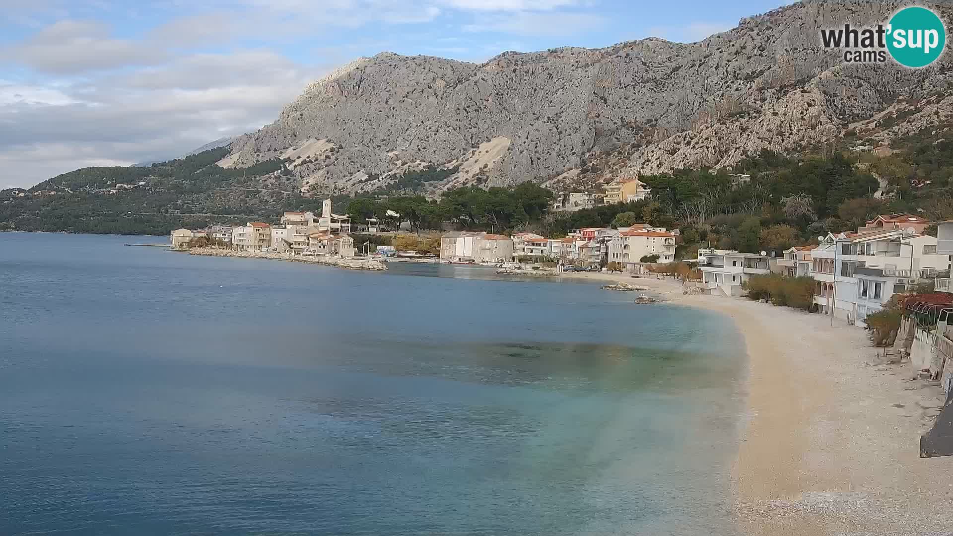 Webcam Drašnice (Podgora)  – Spiaggia