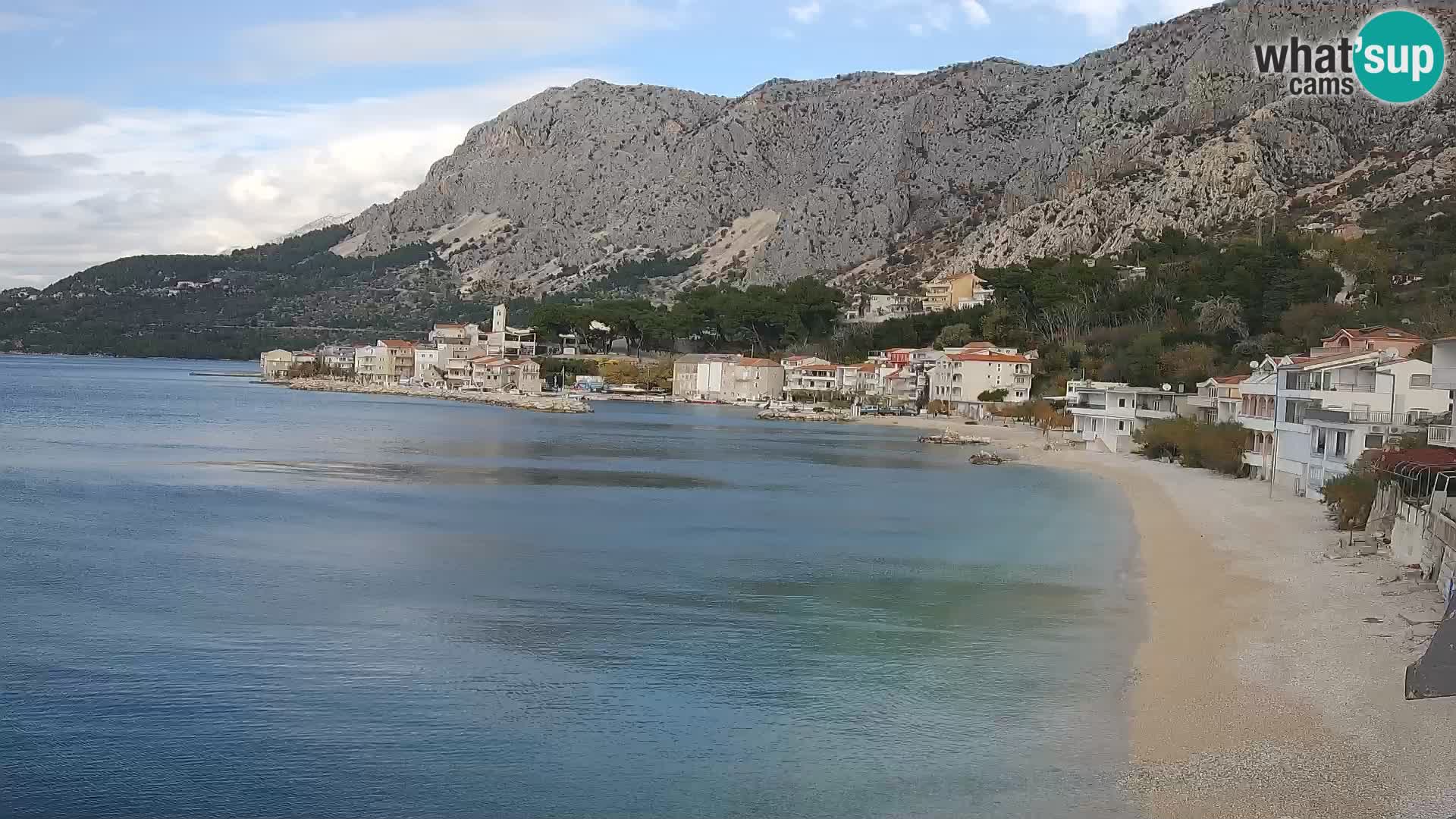 Webcam Drašnice (Podgora)  – Spiaggia