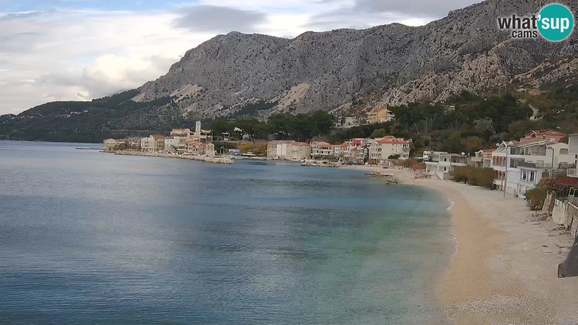 Webcam Drašnice (Podgora)  – Spiaggia