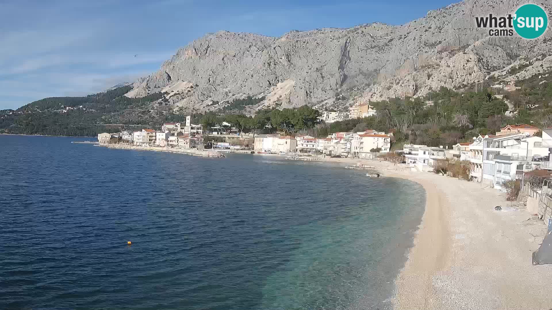 Webcam Drašnice (Podgora)  – Beach – Ober apartments