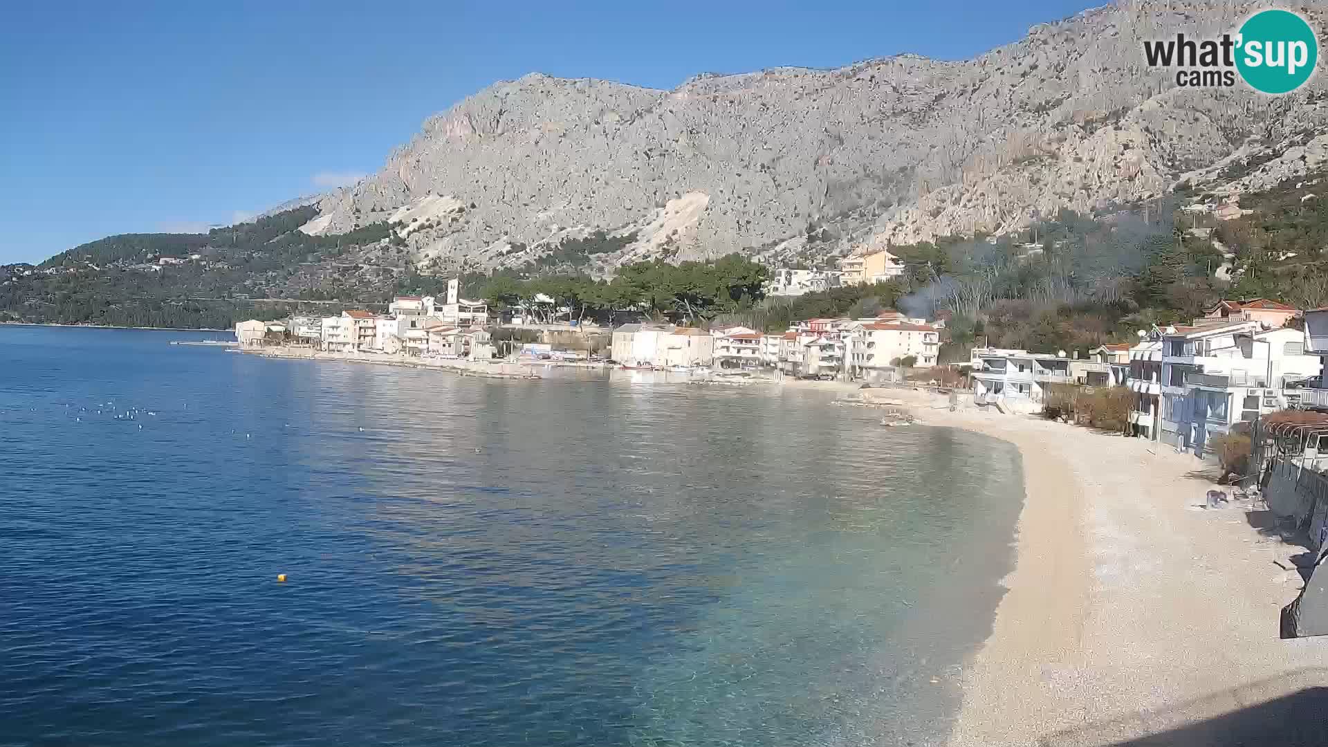 Webcam Drašnice (Podgora)  – Beach – Ober apartments