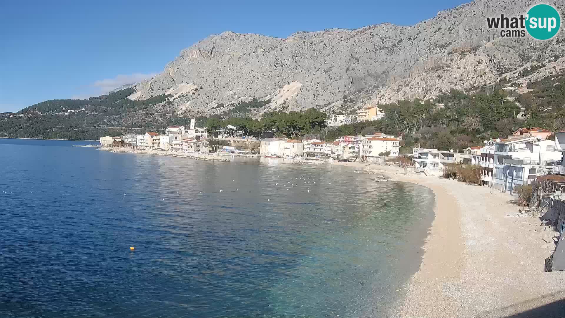 Webcam Drašnice (Podgora)  – Beach – Ober apartments