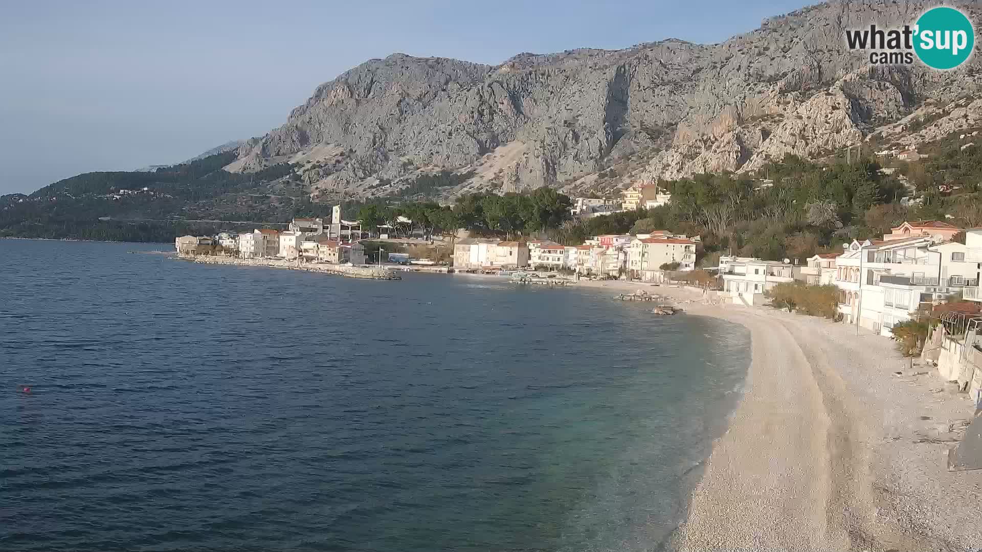 Webcam Drašnice (Podgora)  – Strand