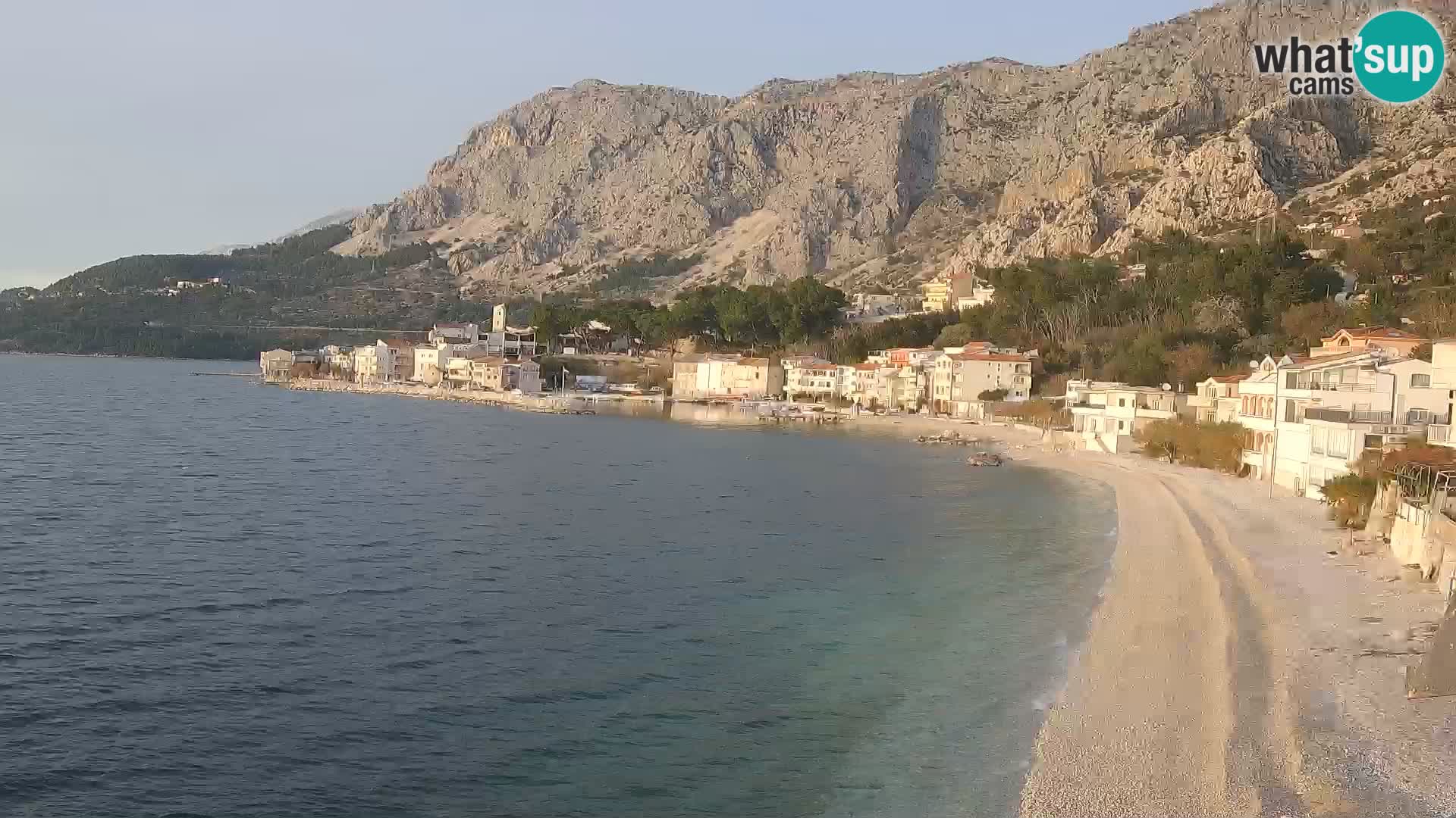 Webcam Drašnice (Podgora)  – Spiaggia