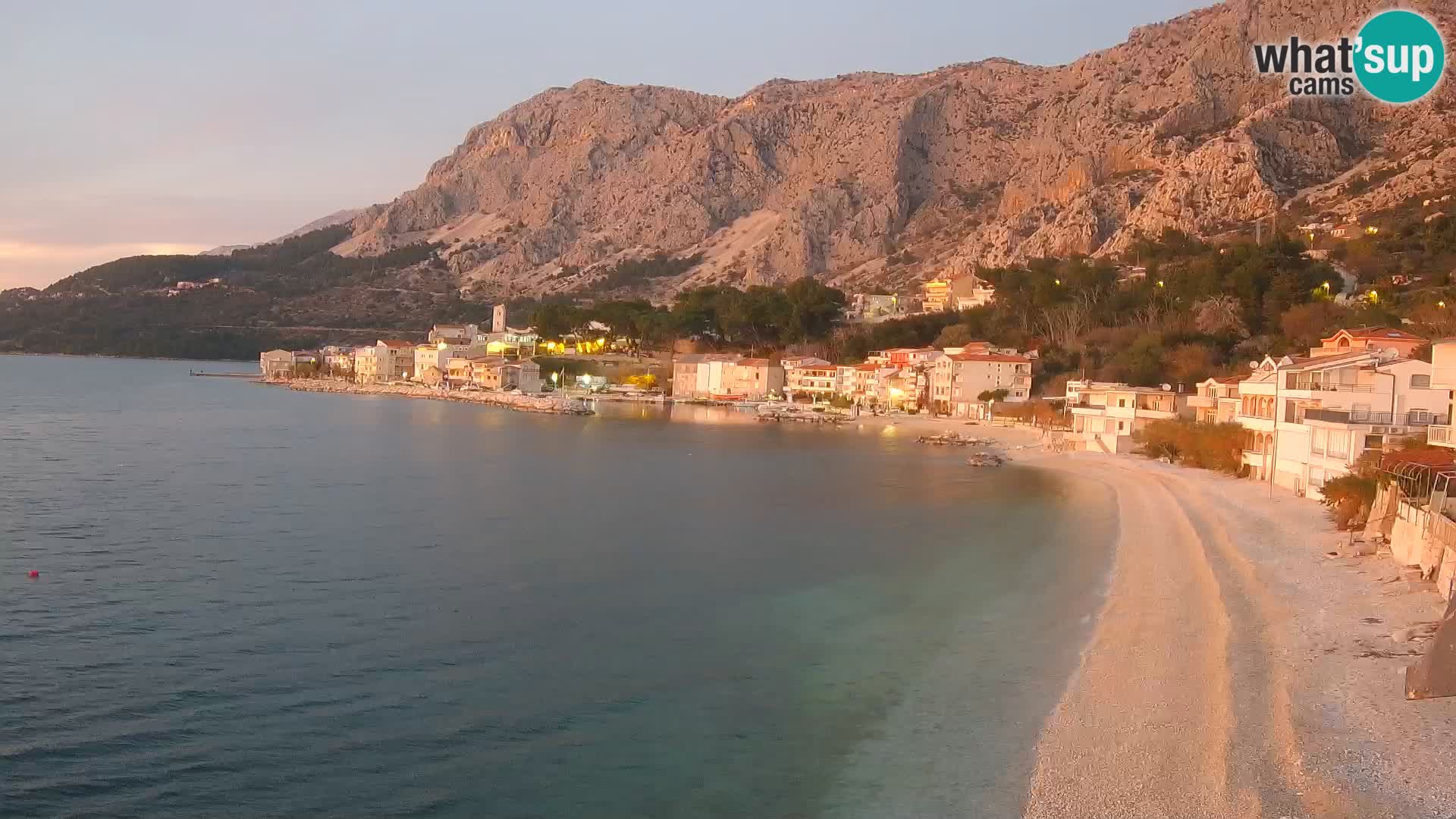 Webcam Drašnice (Podgora)  – Playa