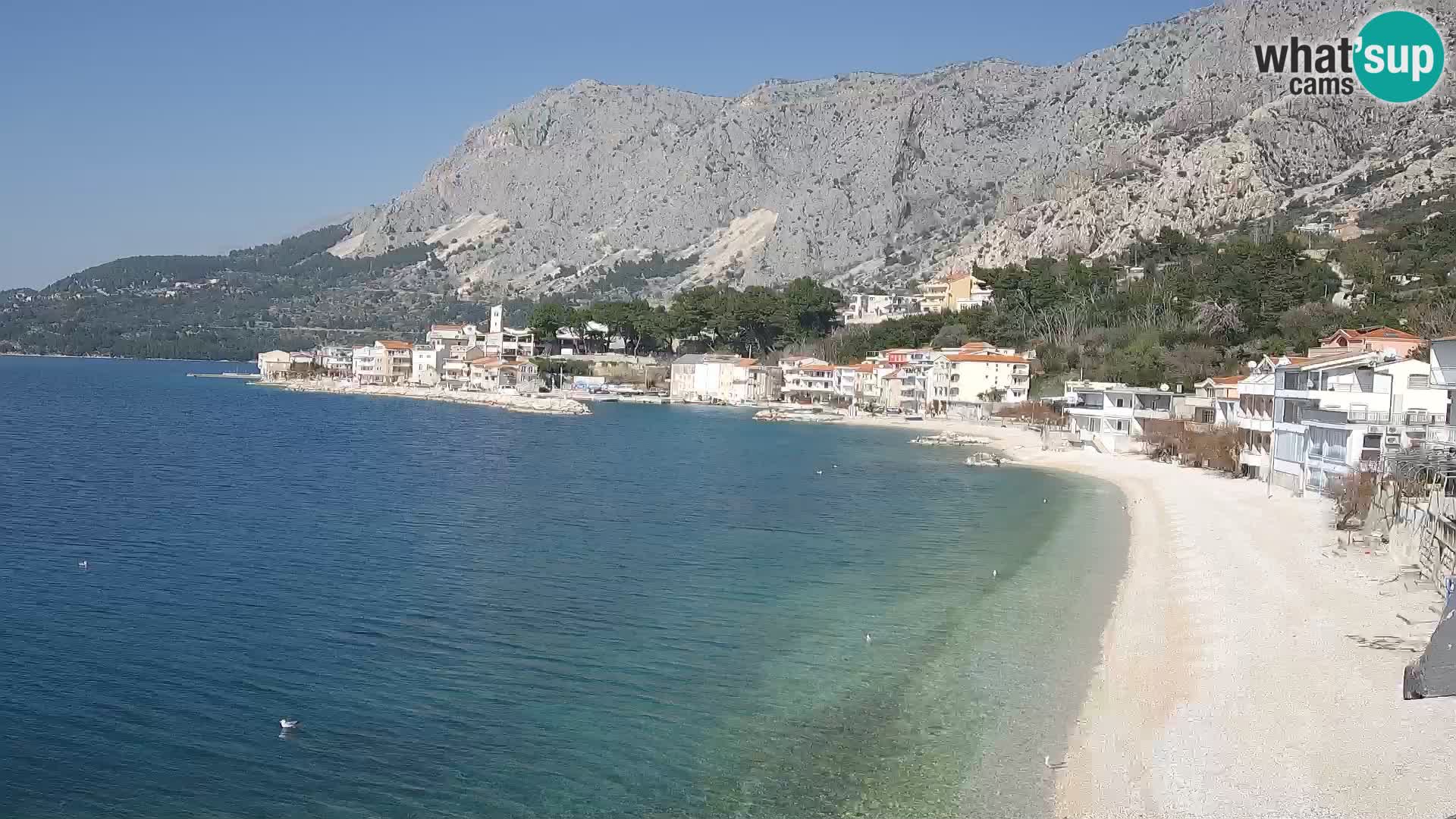 Kamera v živo Drašnice (Podgora) – Plaža