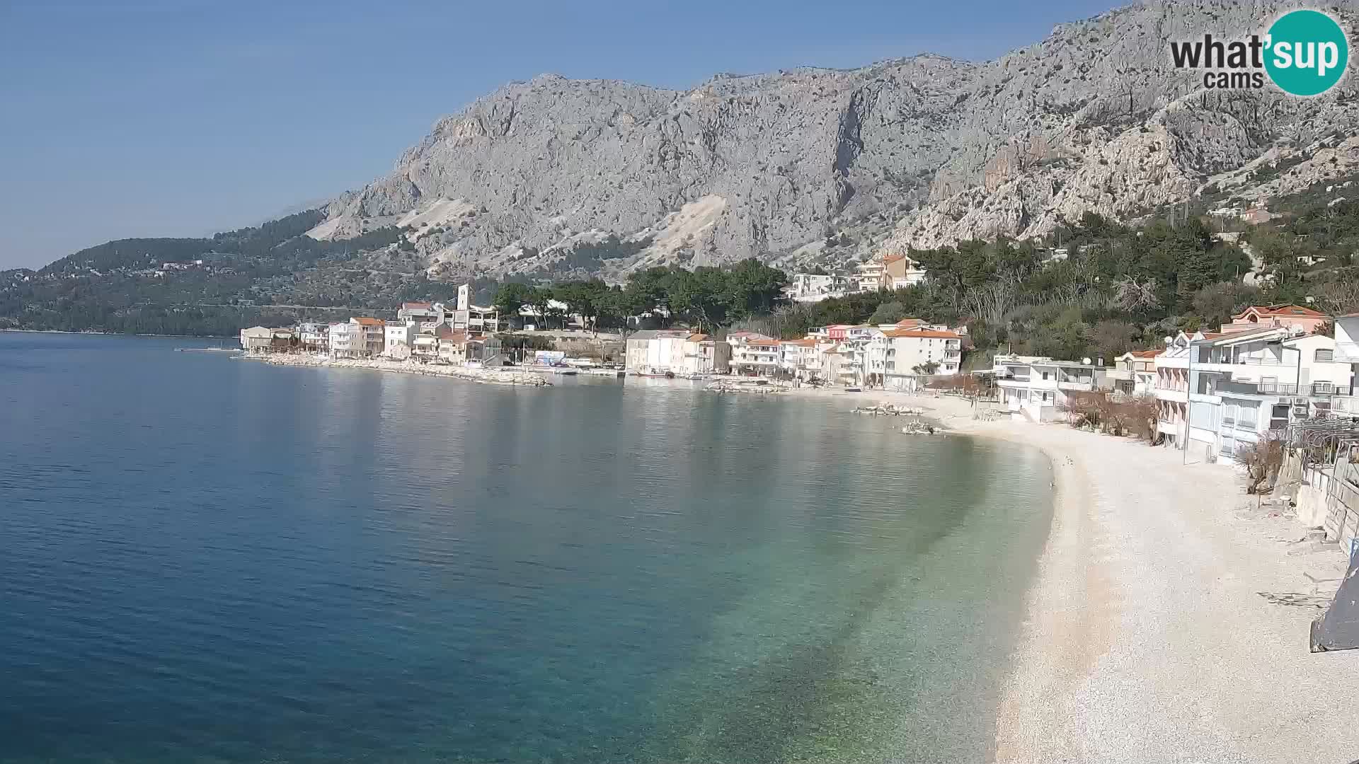 Webcam Drašnice (Podgora)  – Playa