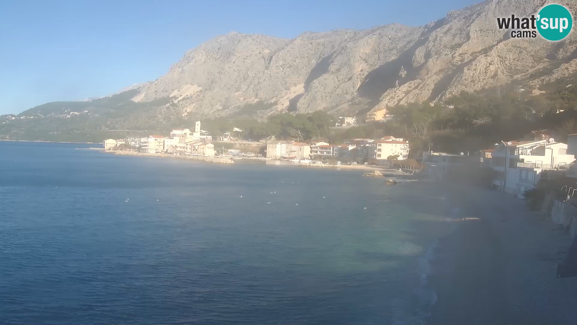 Webcam Drašnice (Podgora)  – Playa