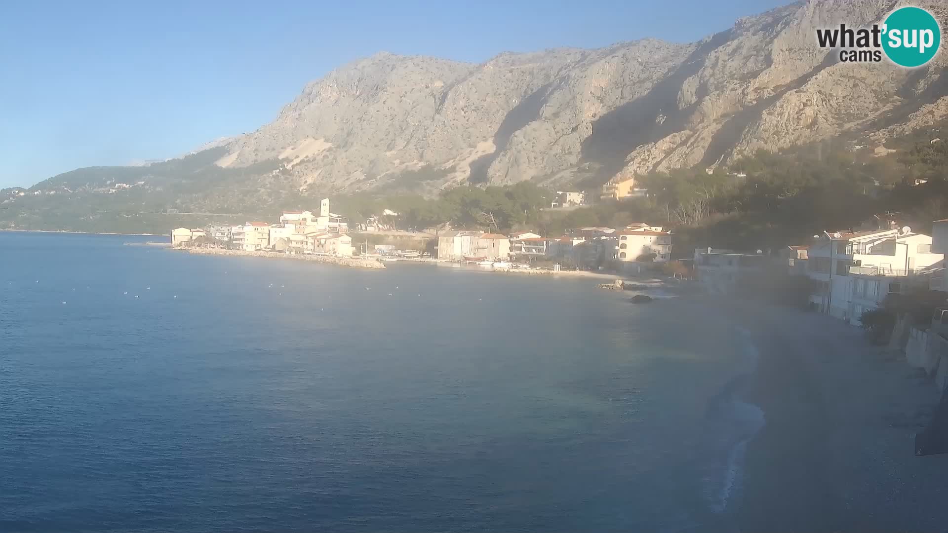 Webcam Drašnice (Podgora)  – Beach – Ober apartments