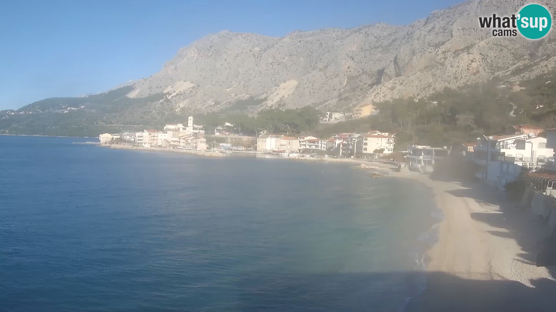 Webcam Drašnice (Podgora)  – Beach – Ober apartments