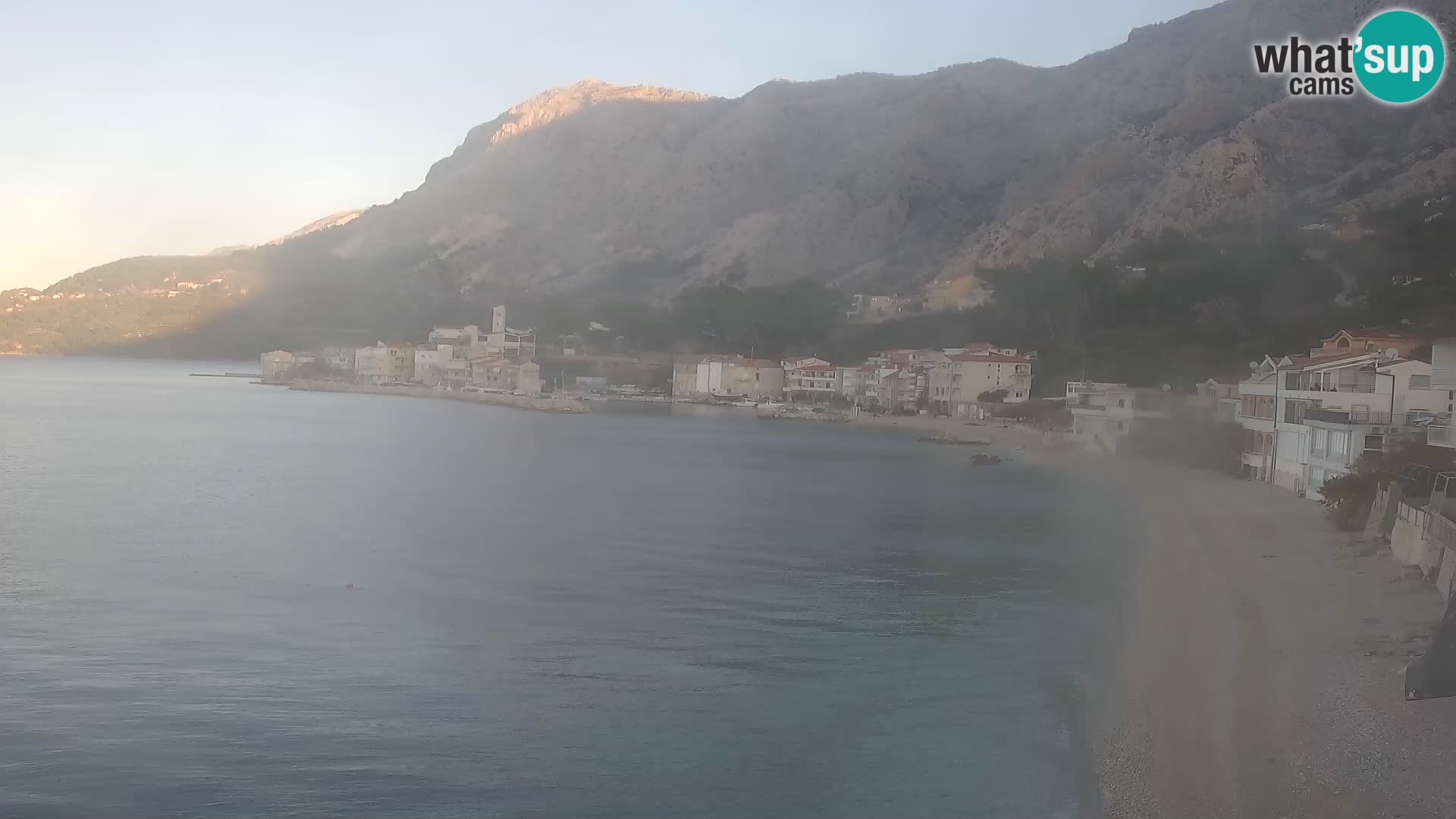 Webcam Drašnice (Podgora)  – Beach – Ober apartments