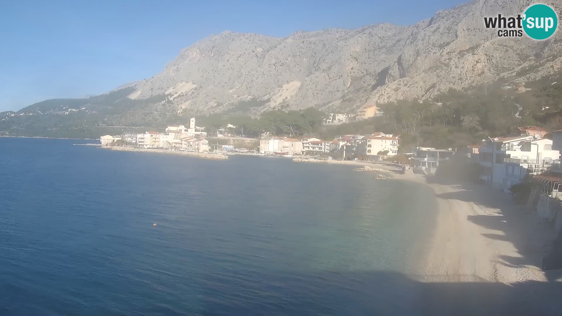 Webcam Drašnice (Podgora)  – Strand