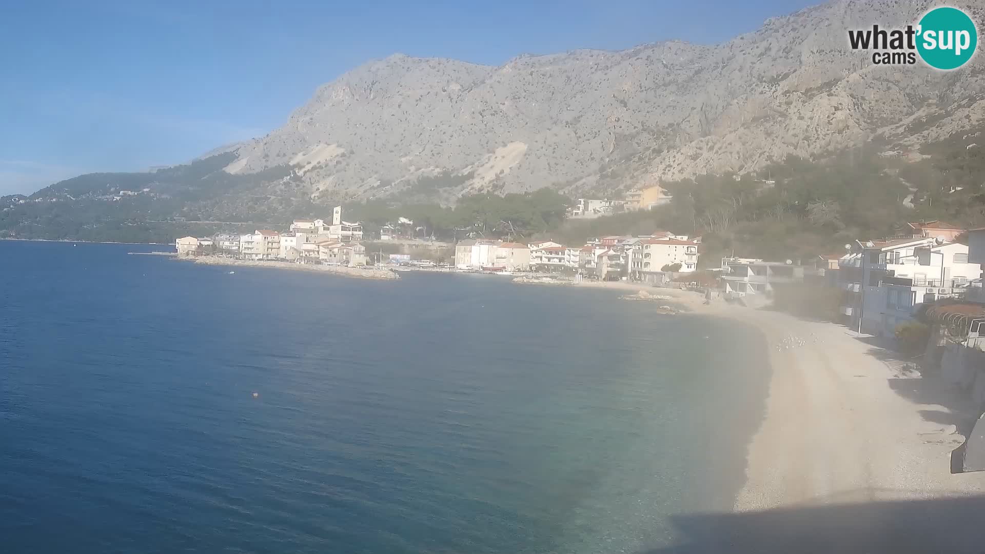 Webcam Drašnice (Podgora)  – Beach – Ober apartments