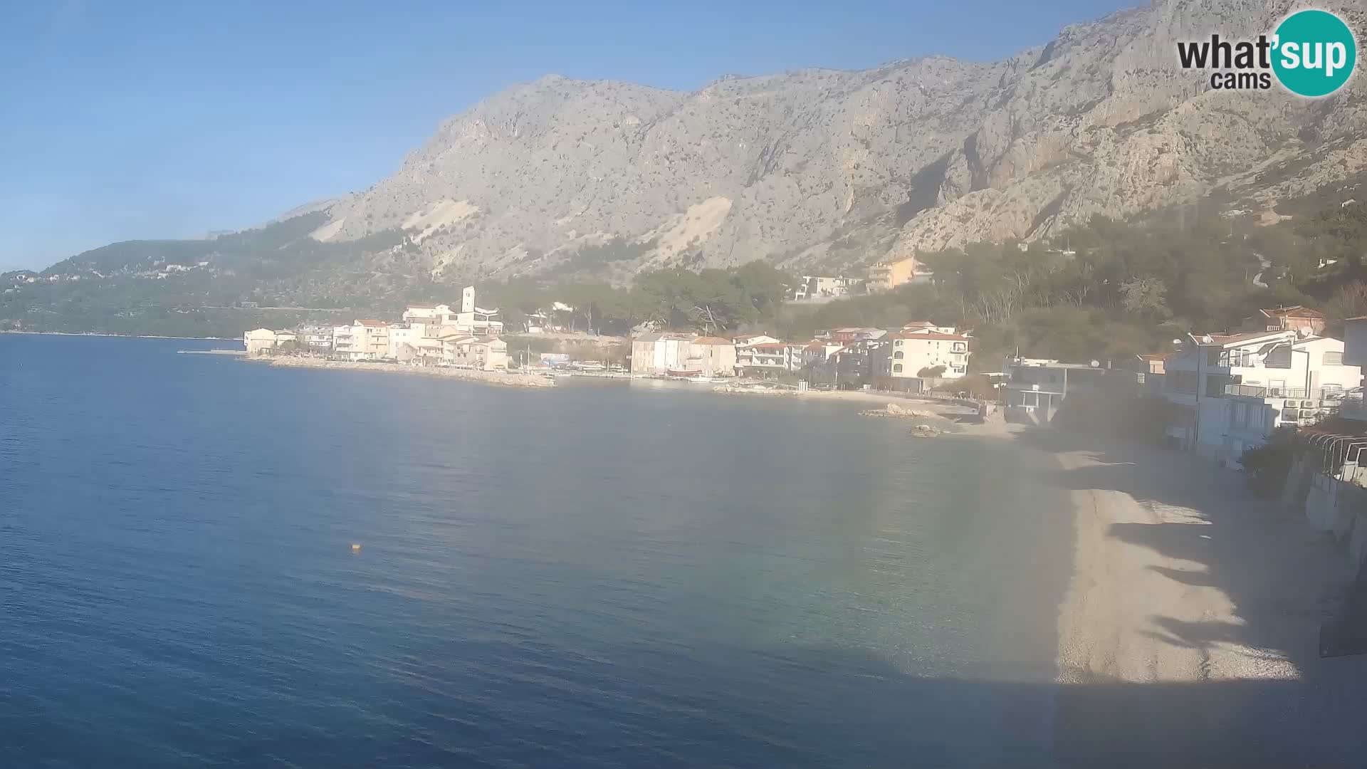 Webcam Drašnice (Podgora)  – Playa