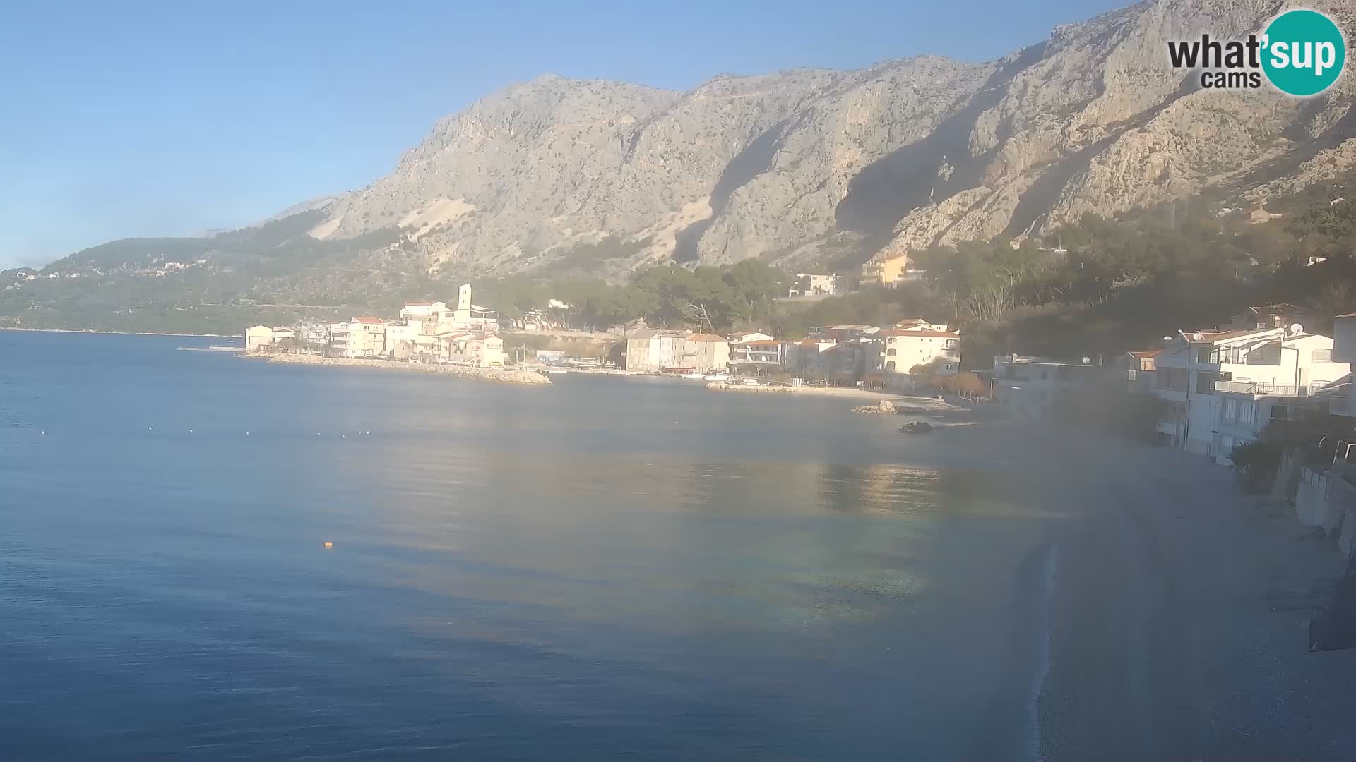 Webcam Drašnice (Podgora)  – Strand