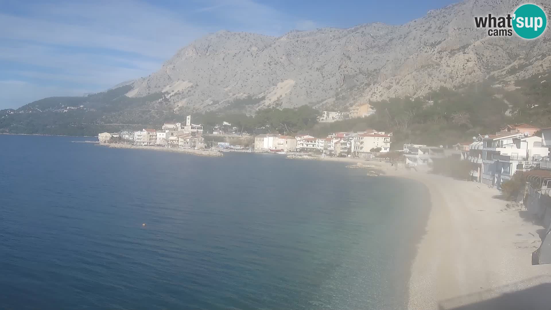 Webcam Drašnice (Podgora)  – Plage