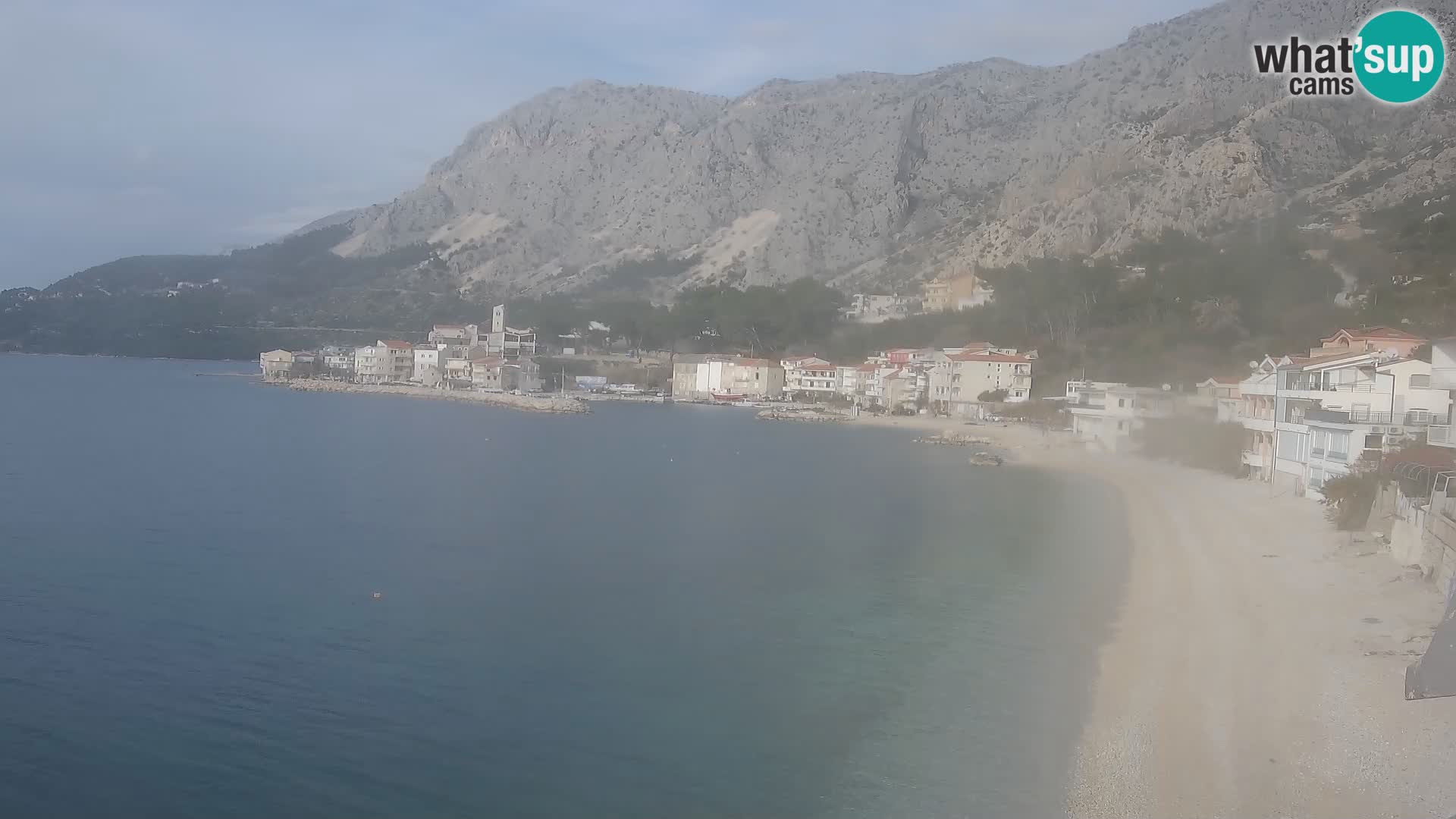 Webcam Drašnice (Podgora)  – Spiaggia