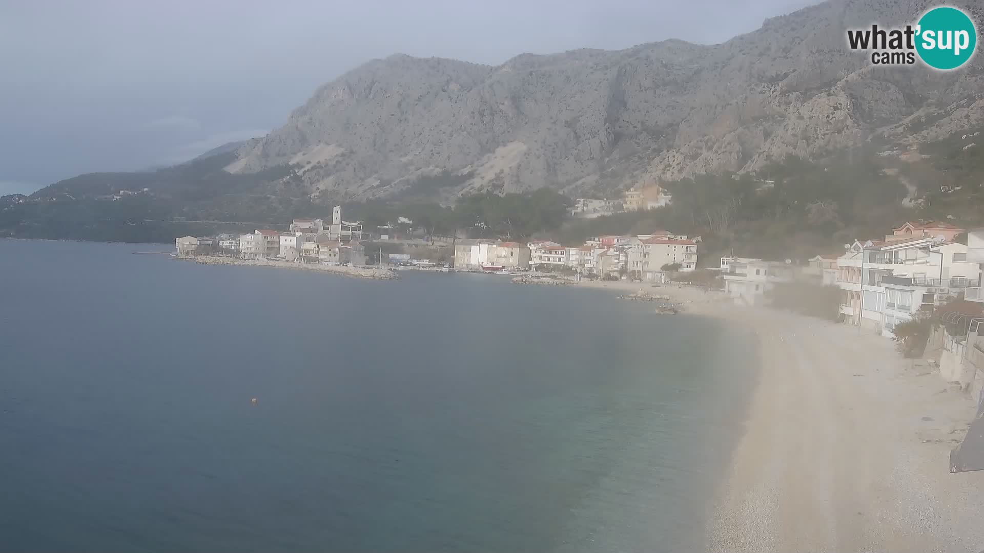 Webcam Drašnice (Podgora)  – Plage