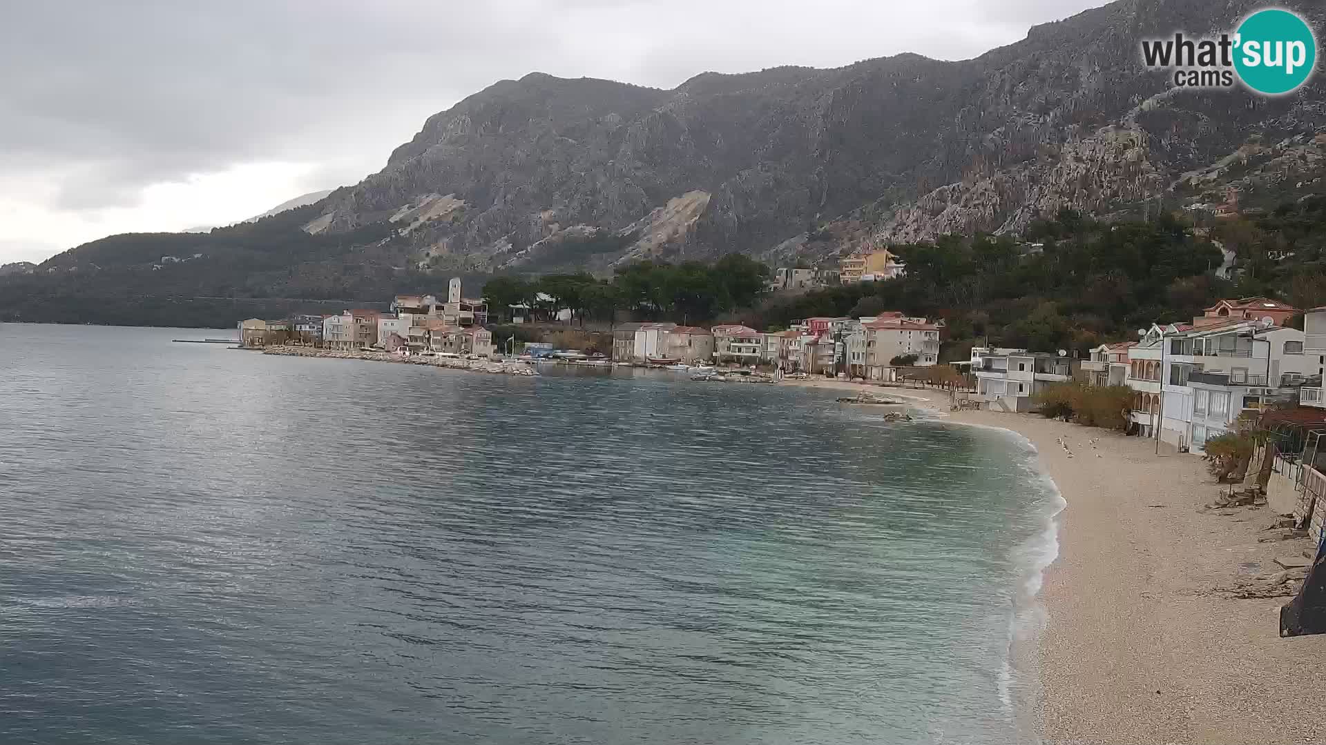 Webcam Drašnice (Podgora)  – Strand