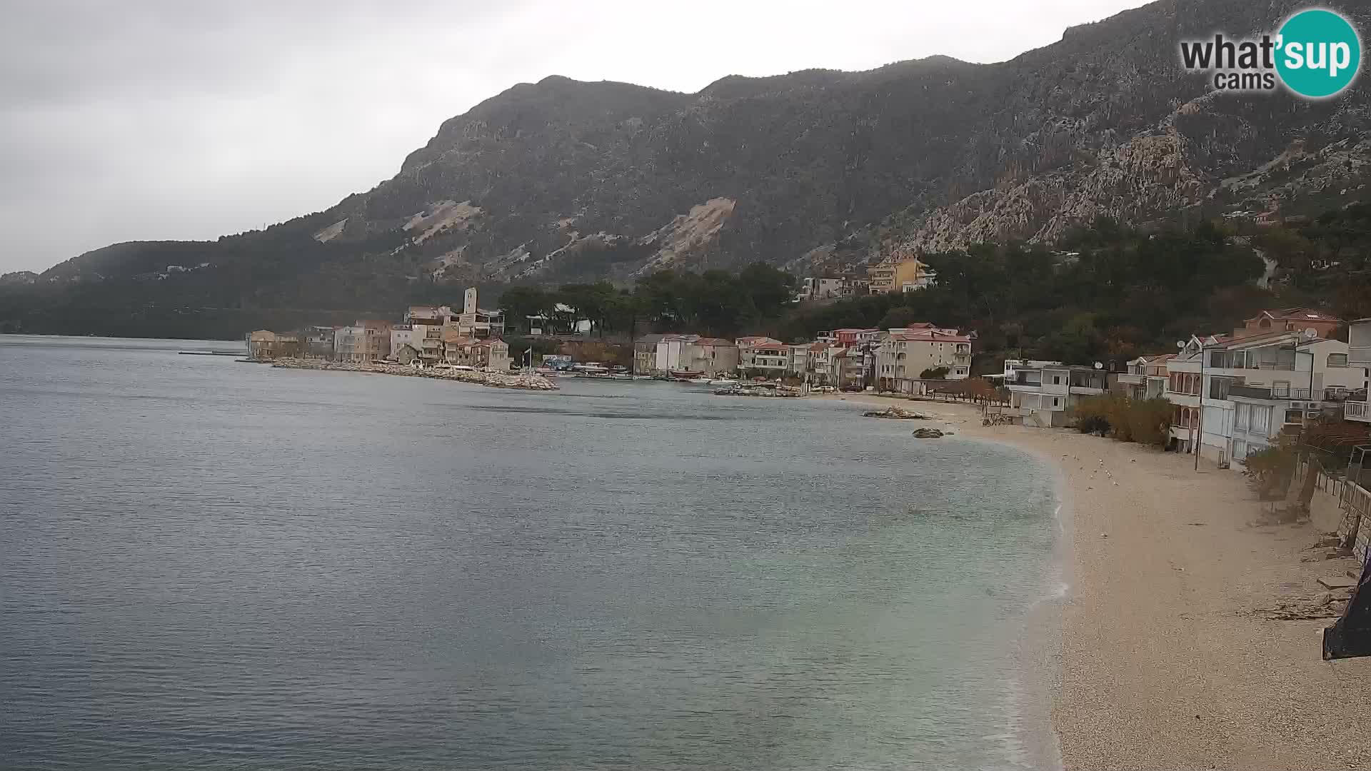 Webcam Drašnice (Podgora)  – Plage