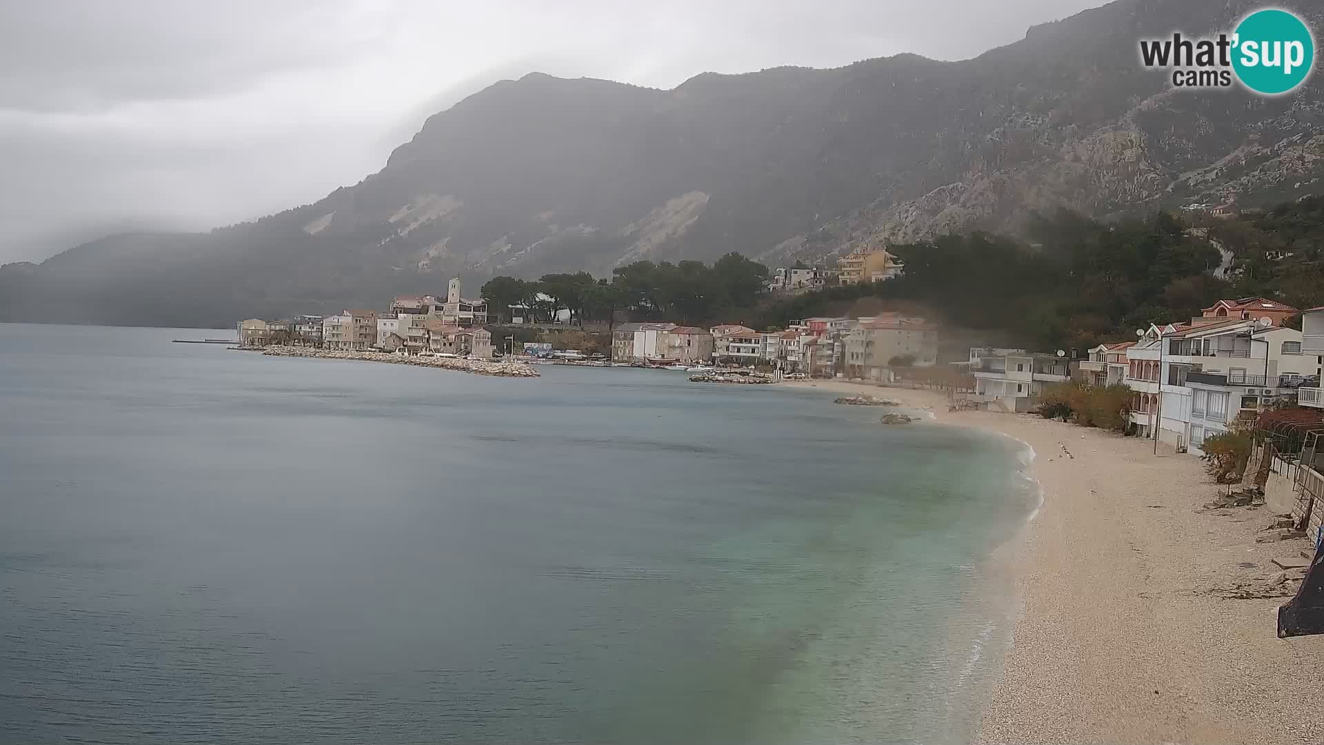 Webcam Drašnice (Podgora)  – Plage