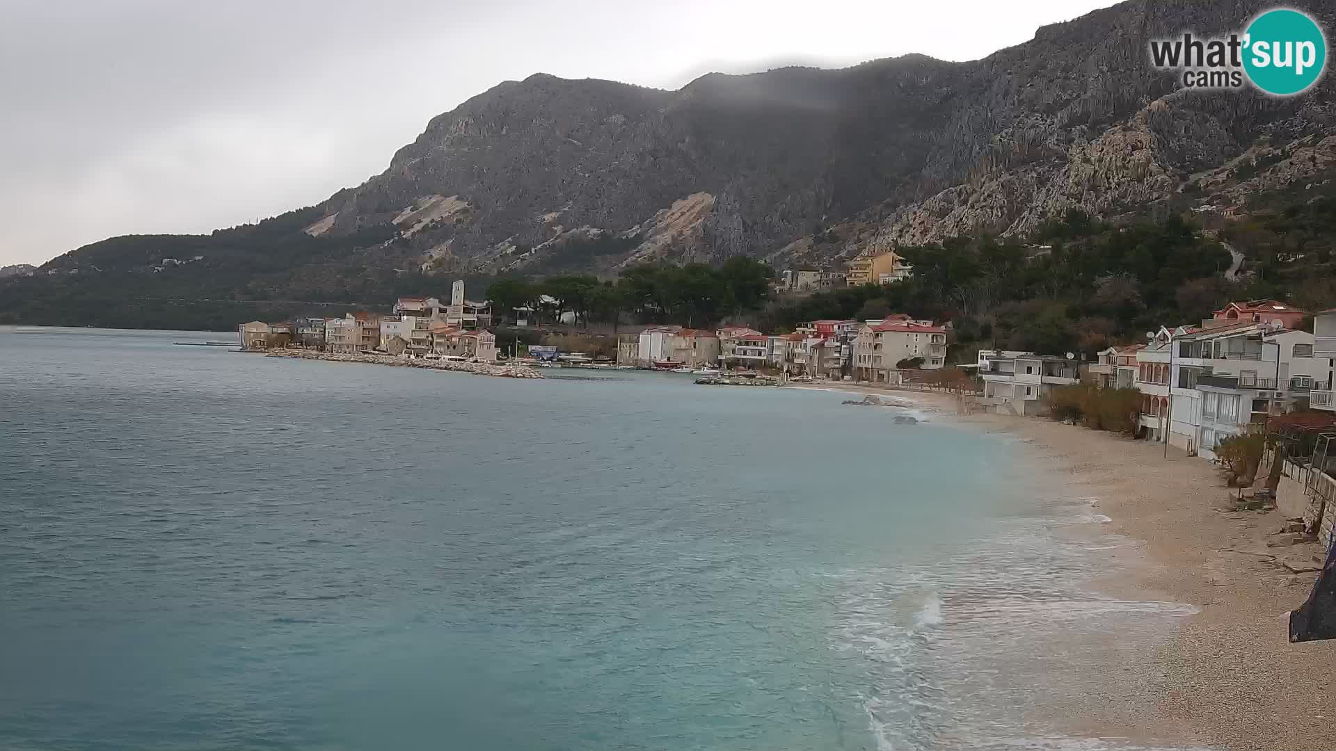 Webcam Drašnice (Podgora)  – Plage