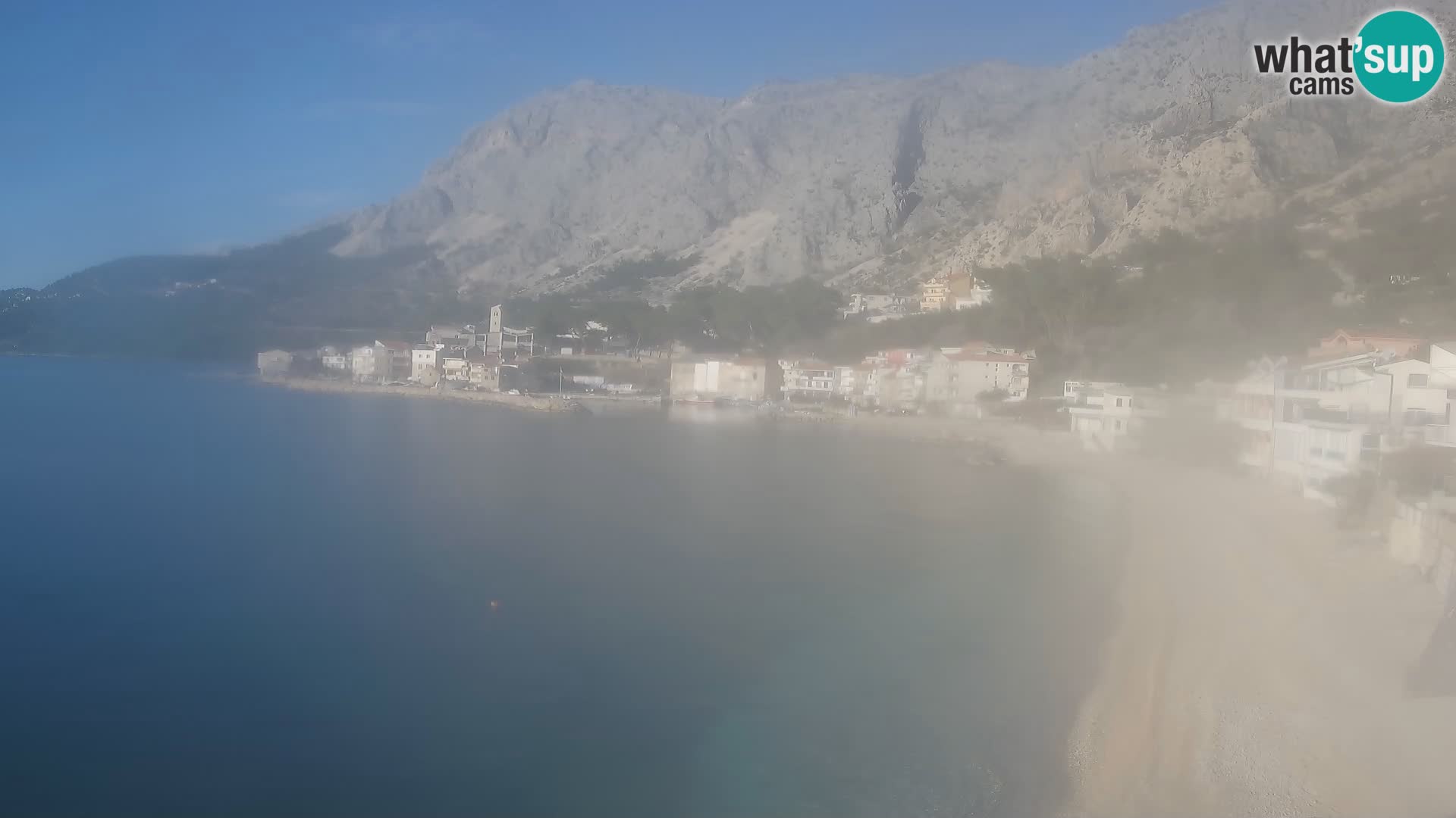 Webcam Drašnice (Podgora)  – Plage