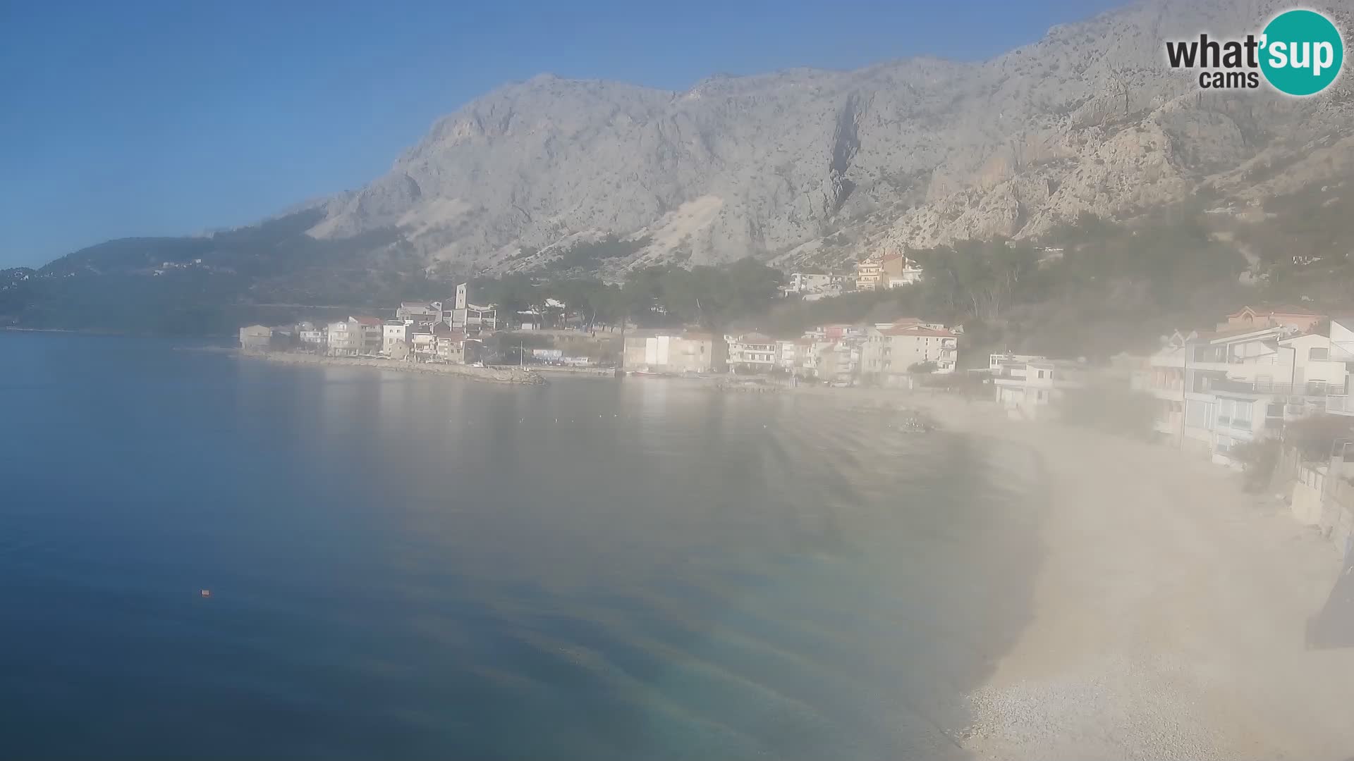 Webcam Drašnice (Podgora)  – Plage