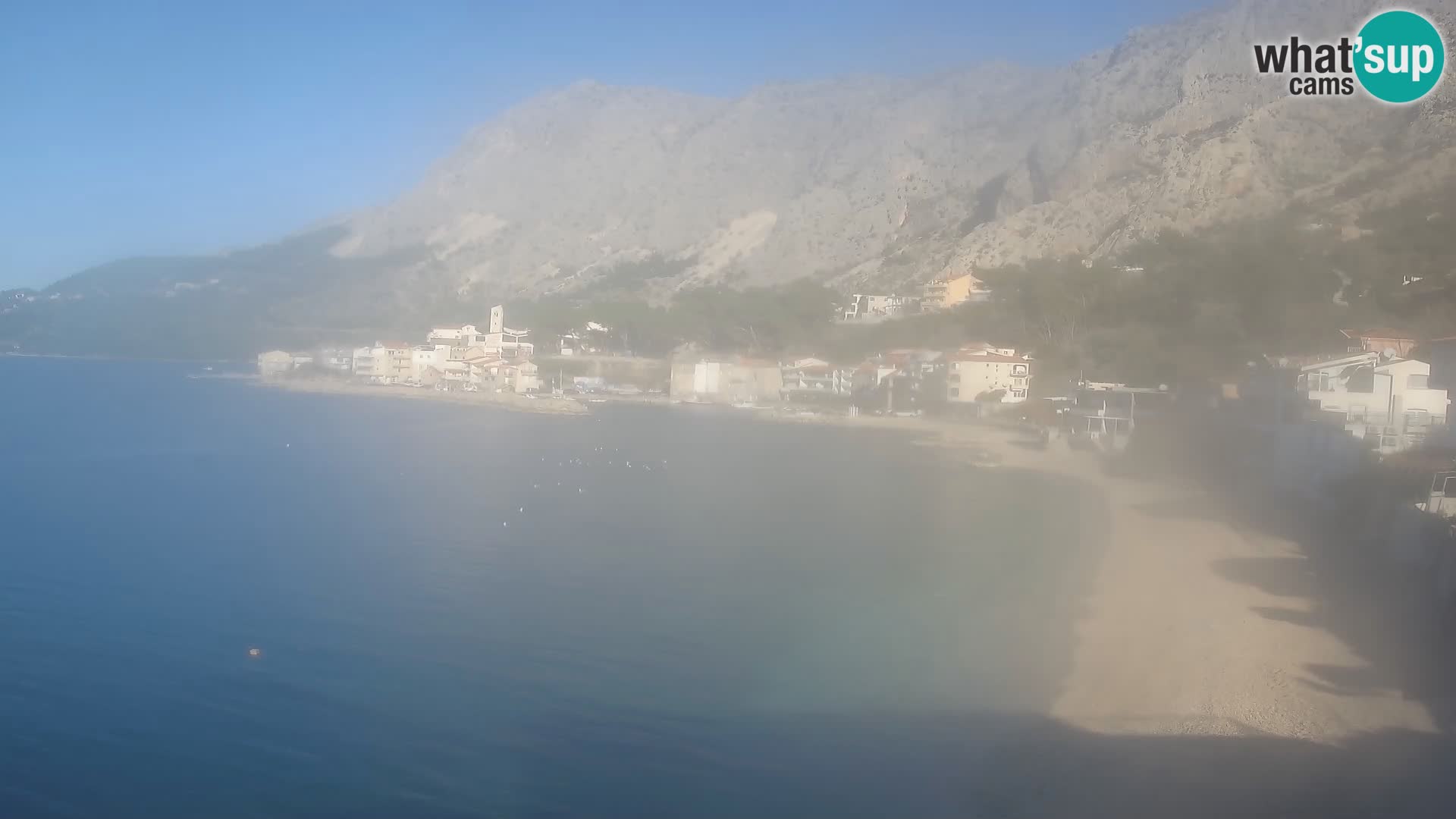 Webcam Drašnice (Podgora)  – Playa