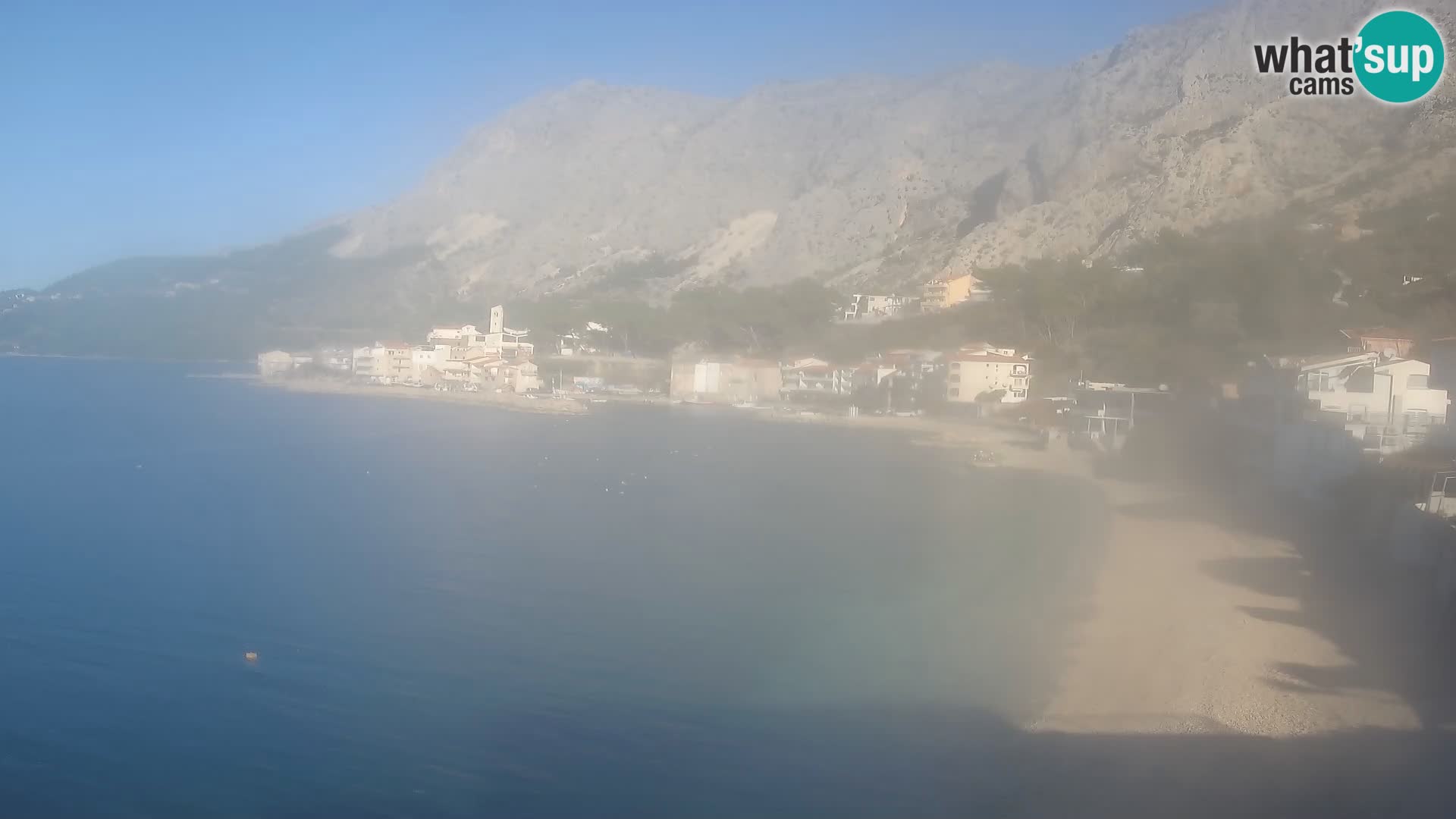 Webcam Drašnice (Podgora)  – Plage