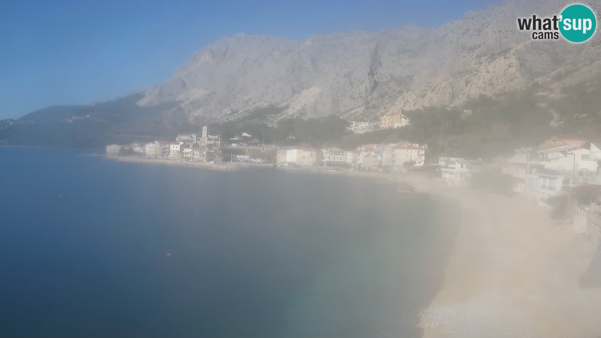 Webcam Drašnice (Podgora)  – Beach – Ober apartments