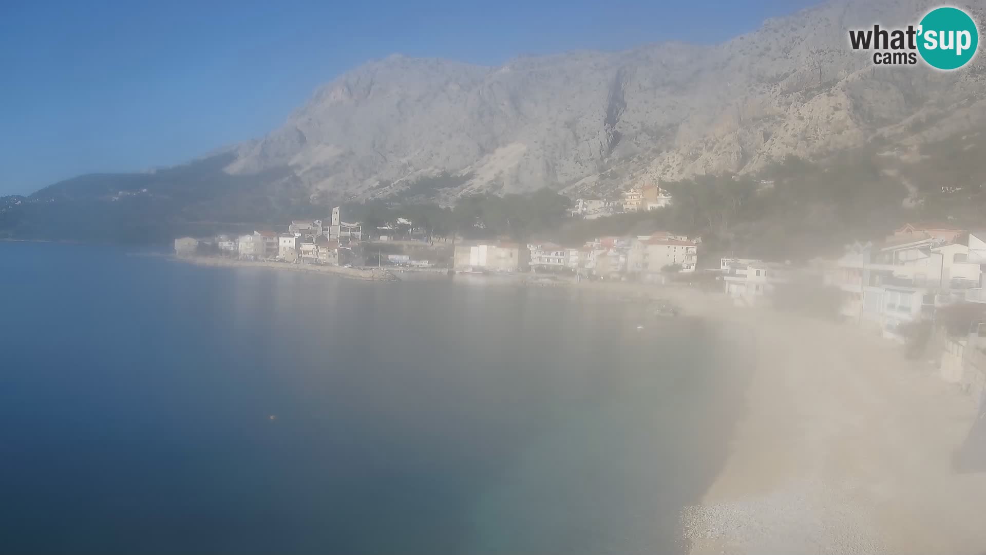 Webcam Drašnice (Podgora)  – Plage