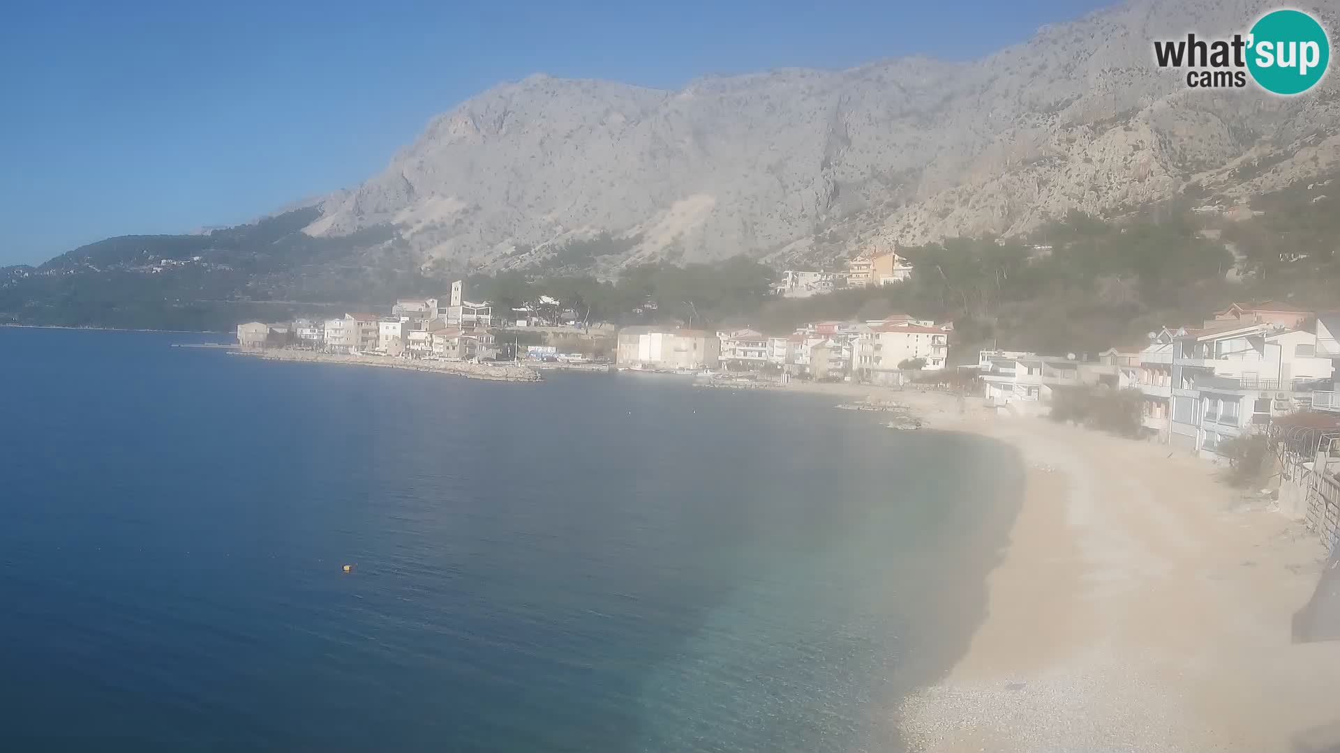 Webcam Drašnice (Podgora)  – Plage