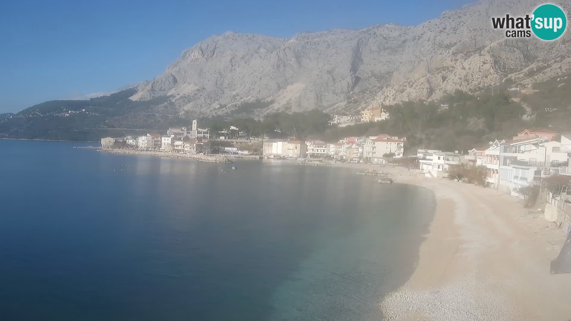 Webcam Drašnice (Podgora)  – Beach – Ober apartments