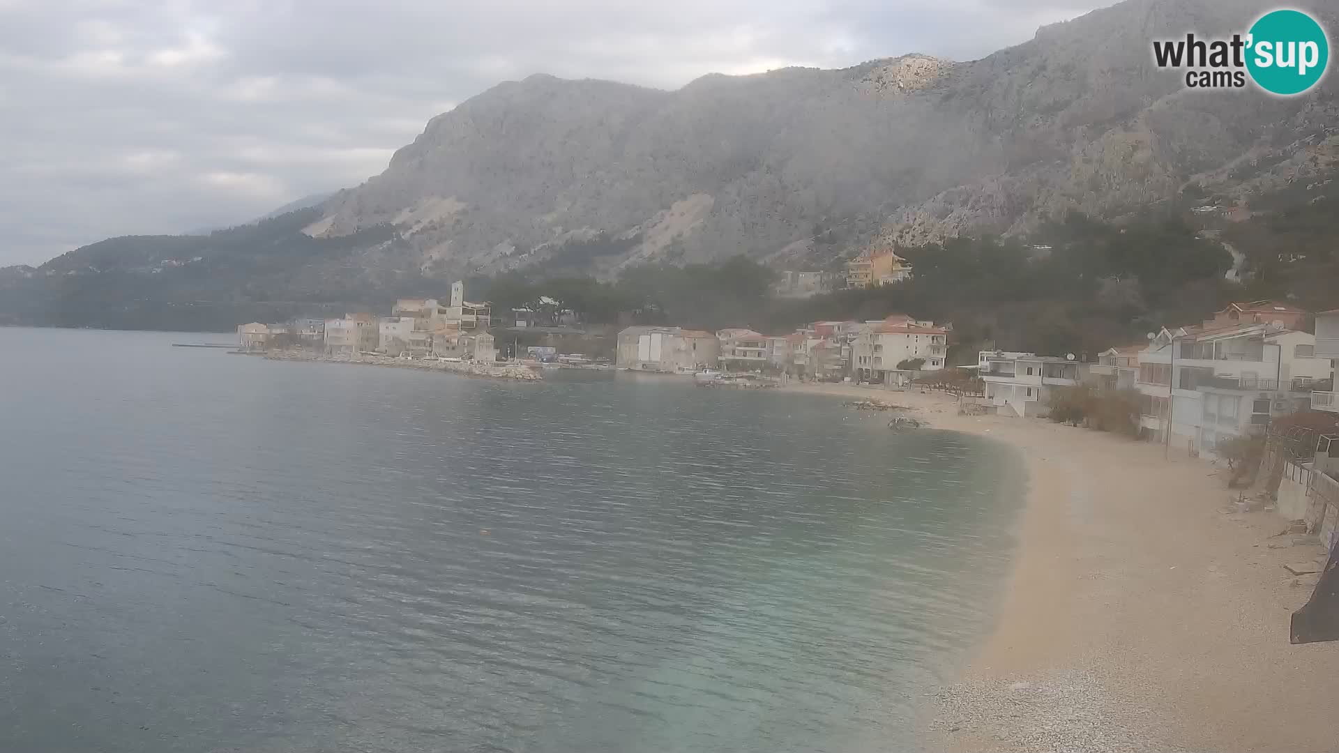 Webcam Drašnice (Podgora)  – Plage