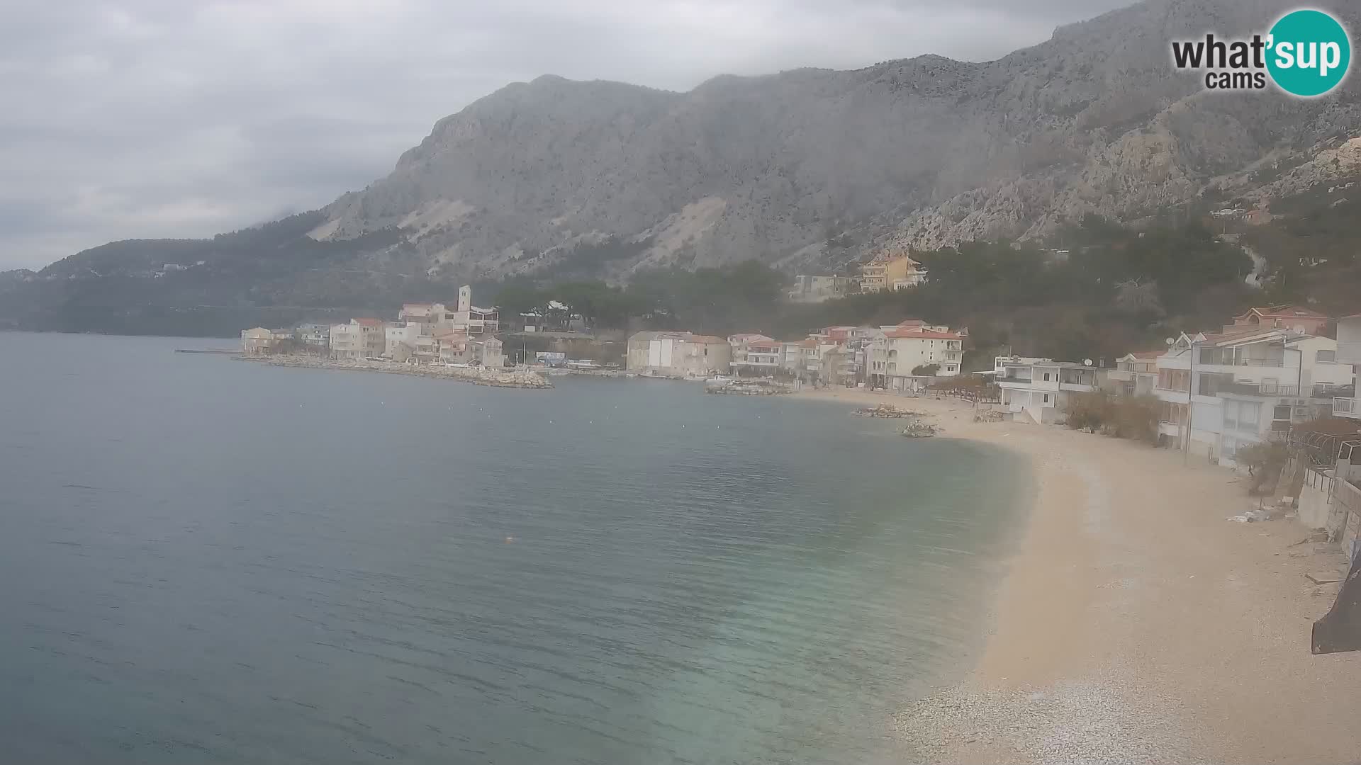 Webcam Drašnice (Podgora)  – Plage