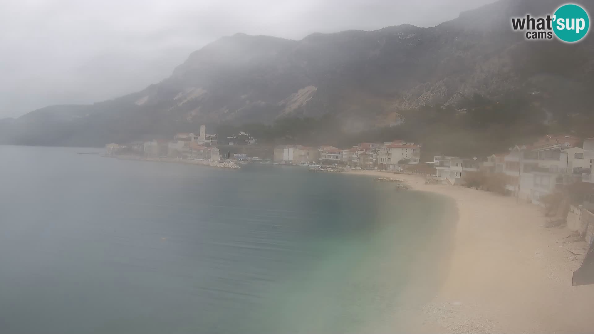 Webcam Drašnice (Podgora)  – Plage