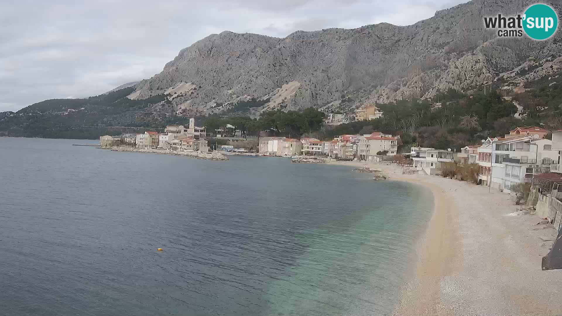 Webcam Drašnice (Podgora)  – Plage