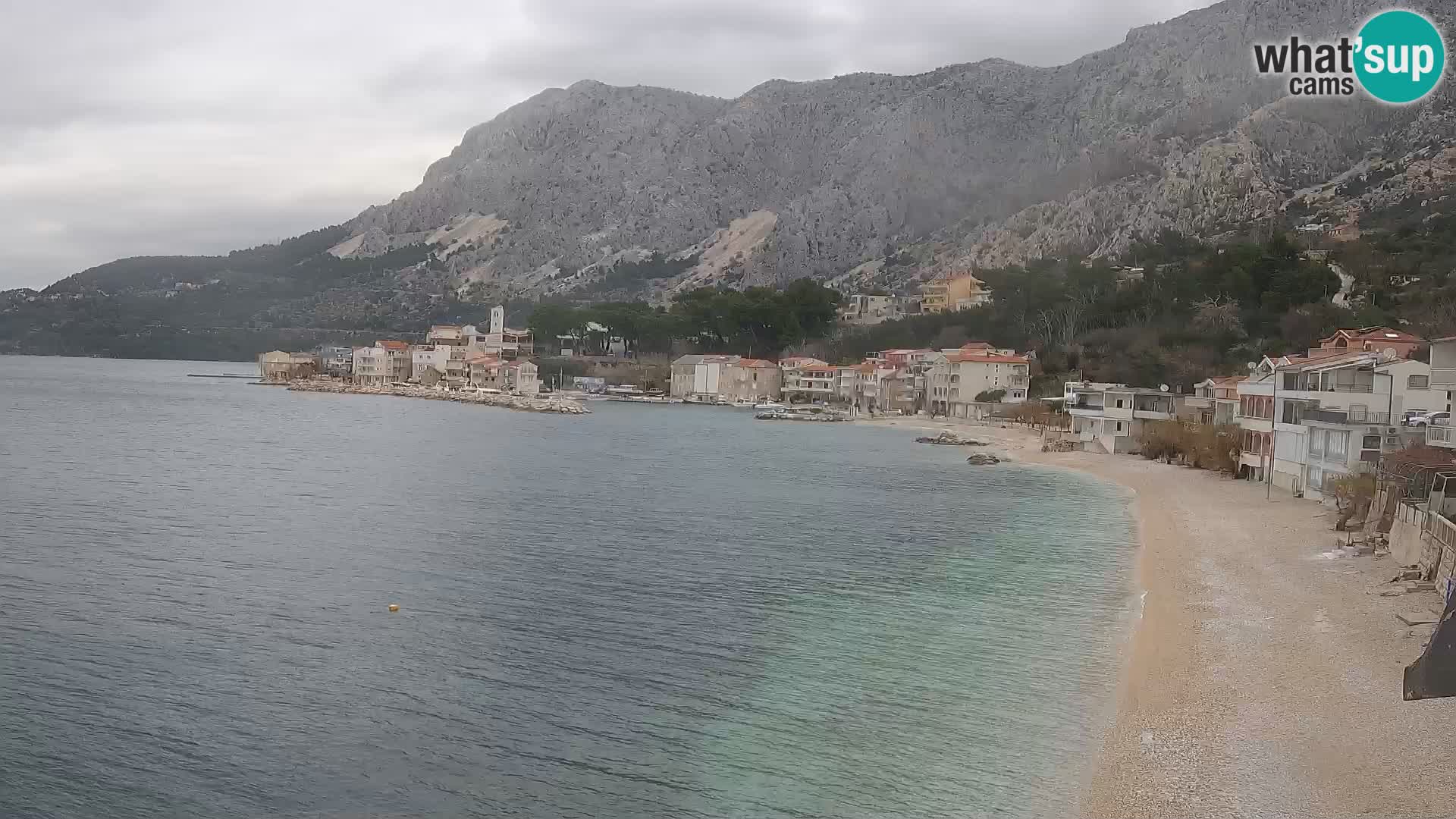 Webcam Drašnice (Podgora)  – Beach – Ober apartments