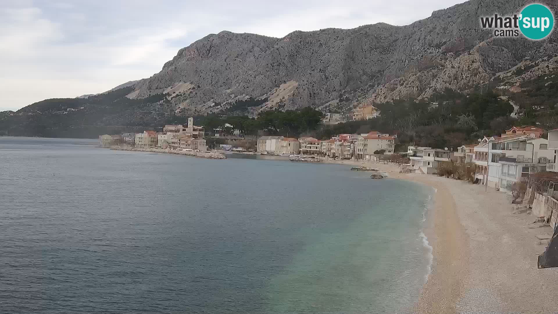 Webcam Drašnice (Podgora)  – Strand