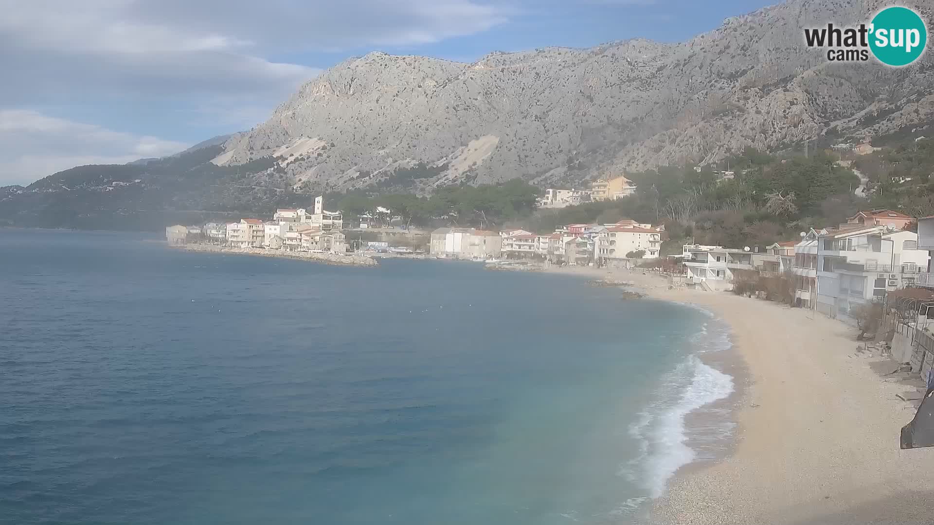 Webcam Drašnice (Podgora)  – Beach – Ober apartments