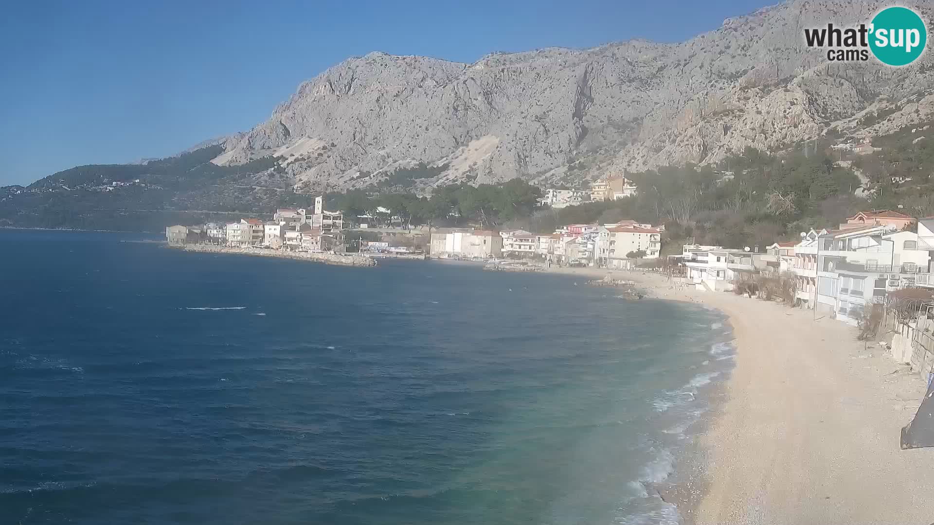 Webcam Drašnice (Podgora)  – Beach – Ober apartments