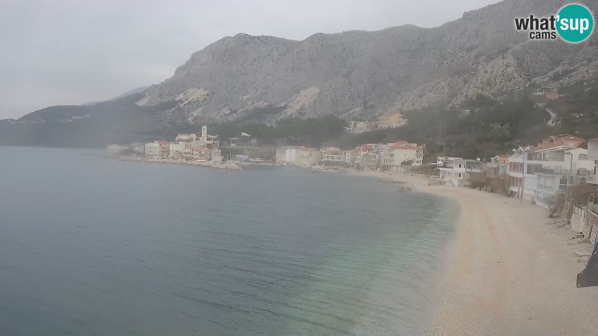 Webcam Drašnice (Podgora)  – Beach – Ober apartments