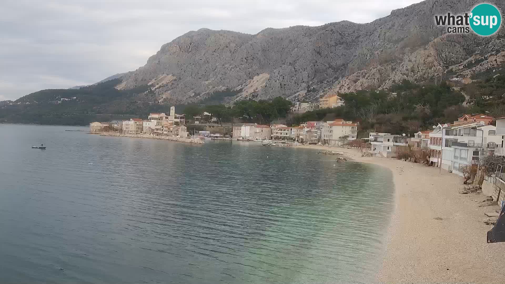 Webcam Drašnice (Podgora)  – Strand