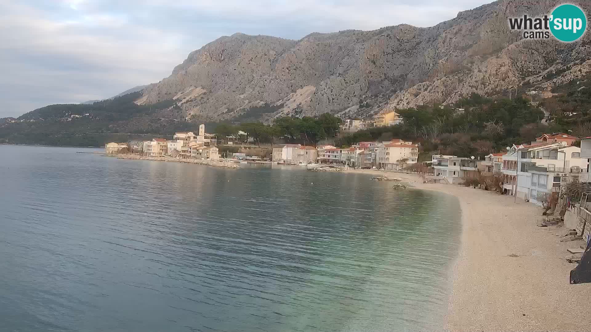 Webcam Drašnice (Podgora)  – Strand