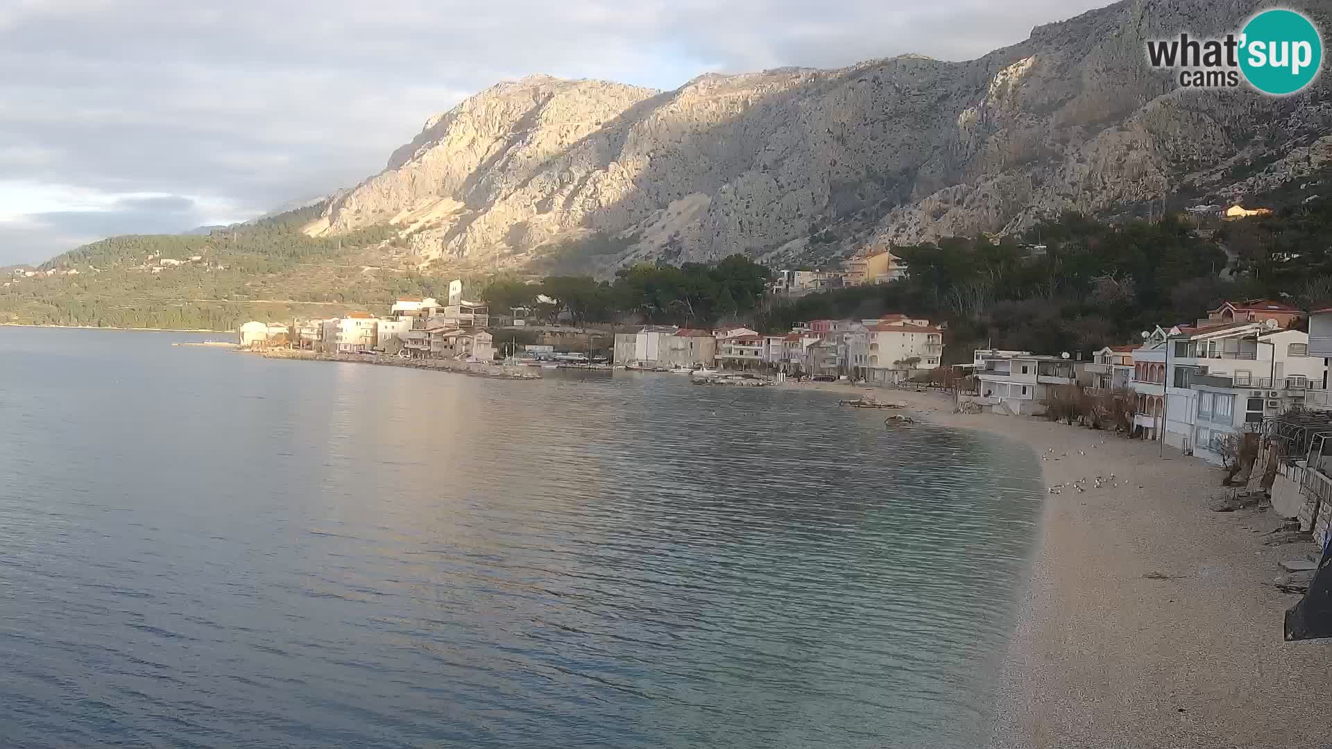 Webcam Drašnice (Podgora)  – Playa