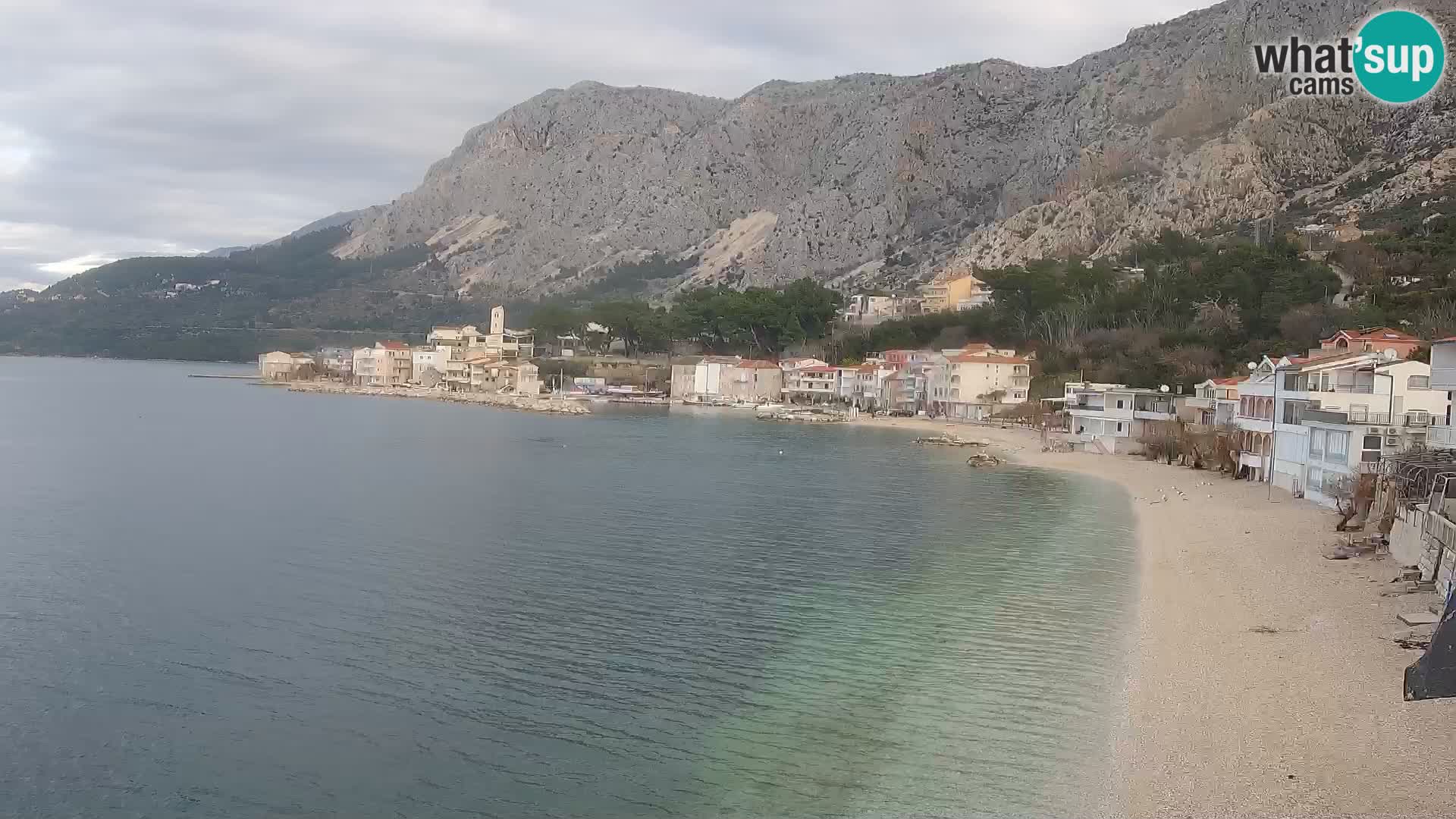 Webcam Drašnice (Podgora)  – Plage