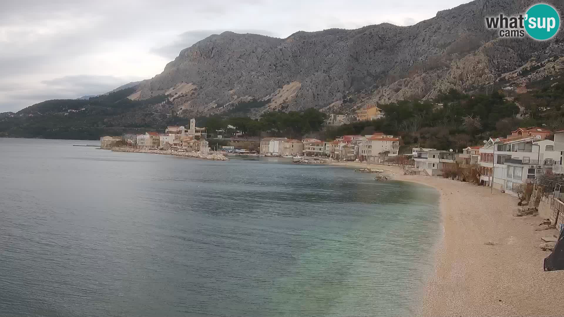 Webcam Drašnice (Podgora)  – Beach – Ober apartments