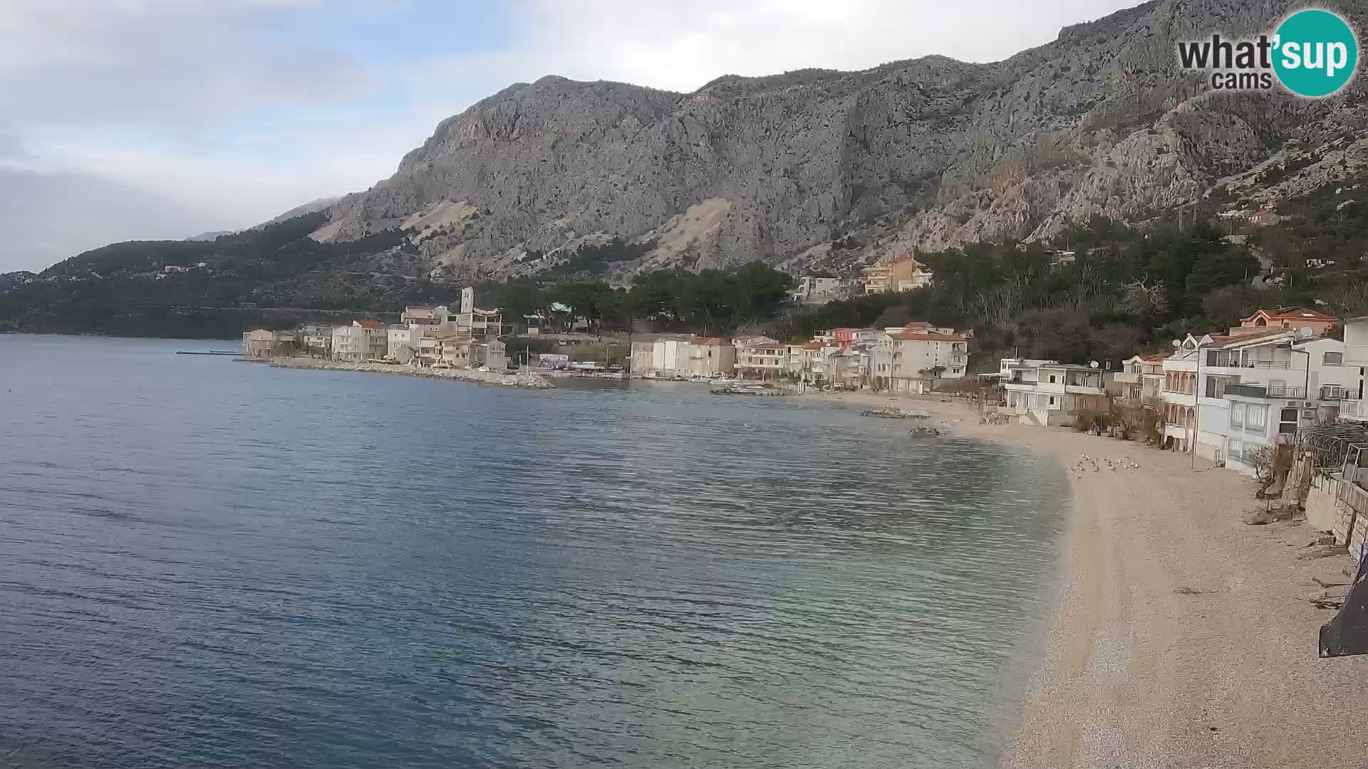 Webcam Drašnice (Podgora)  – Plage