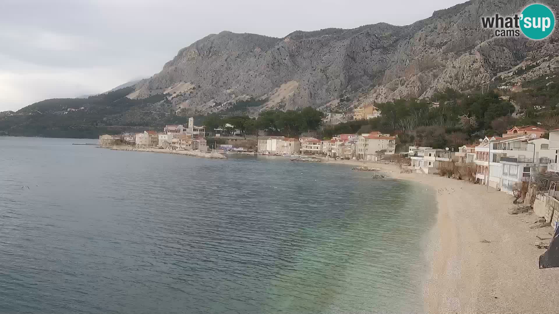 Webcam Drašnice (Podgora)  – Strand